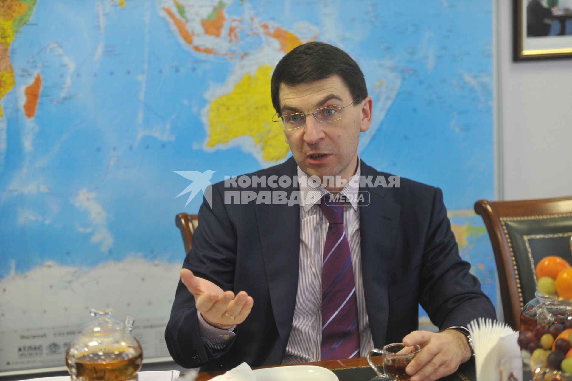 Министр связи и массовых коммуникаций РФ Игорь Щеголев. В ИД КП. 16 января 2012 года.
