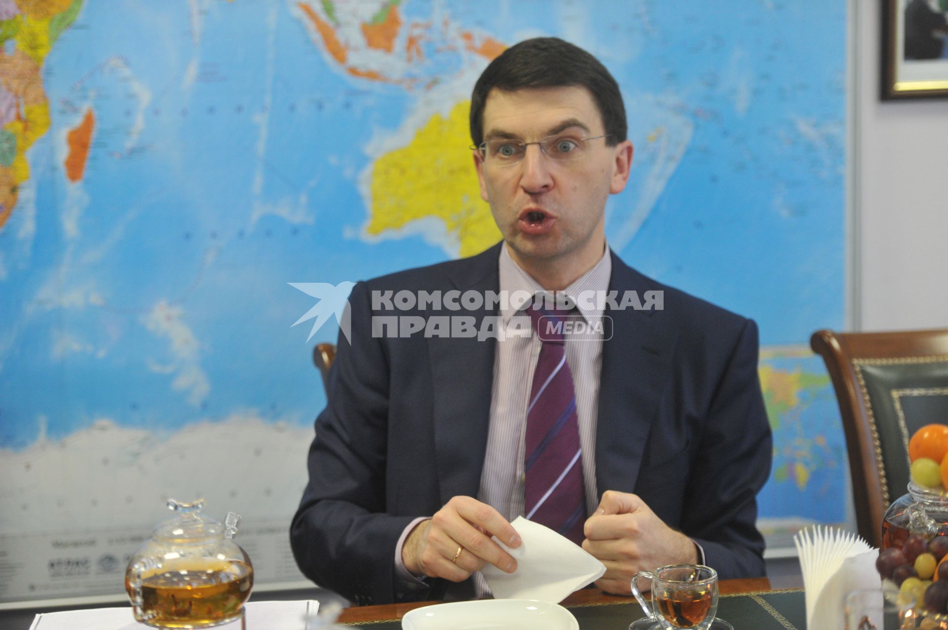 Министр связи и массовых коммуникаций РФ Игорь Щеголев. В ИД КП. 16 января 2012 года.