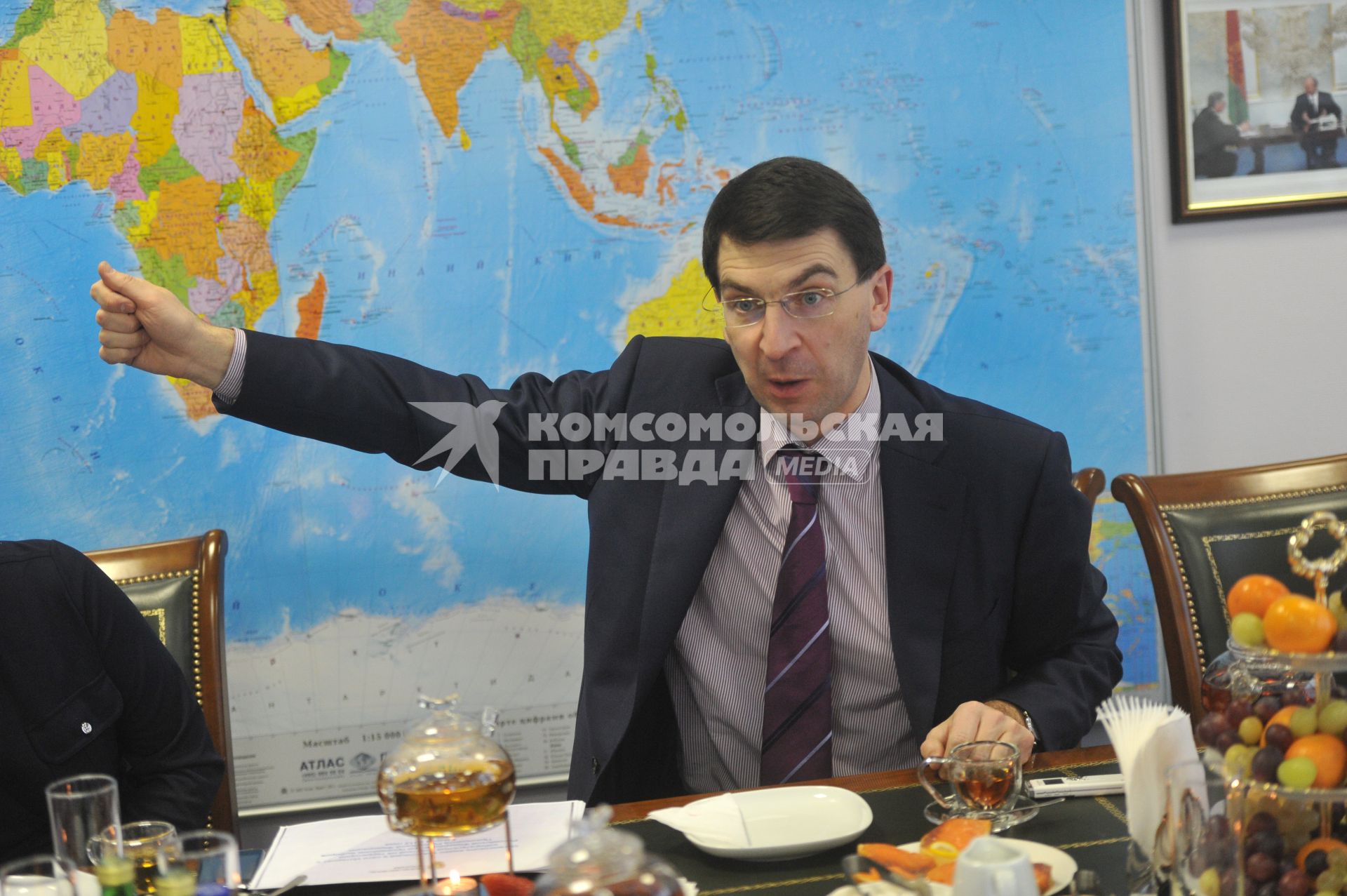 Министр связи и массовых коммуникаций РФ Игорь Щеголев. В ИД КП. 16 января 2012 года.