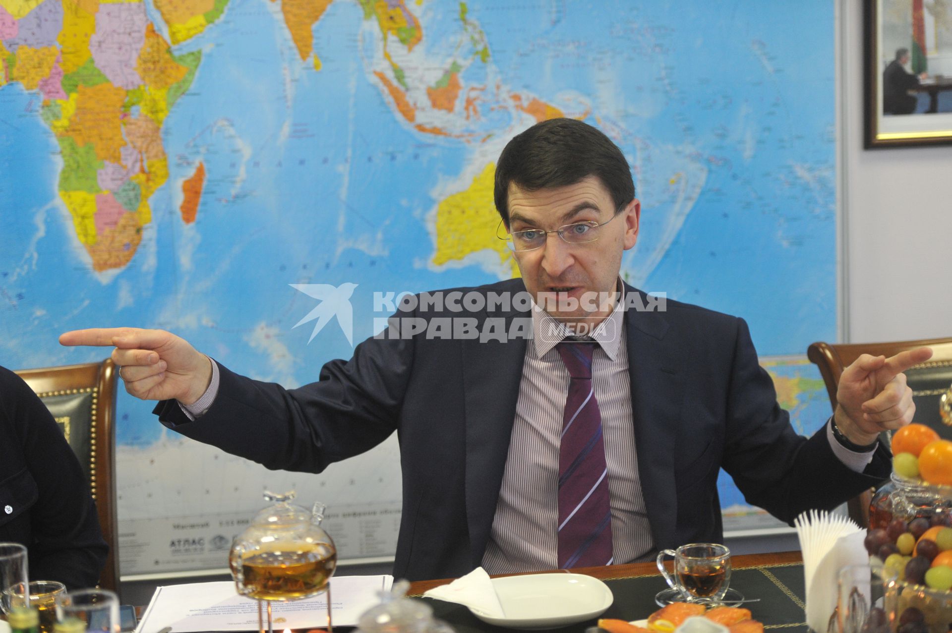 Министр связи и массовых коммуникаций РФ Игорь Щеголев. В ИД КП. 16 января 2012 года.