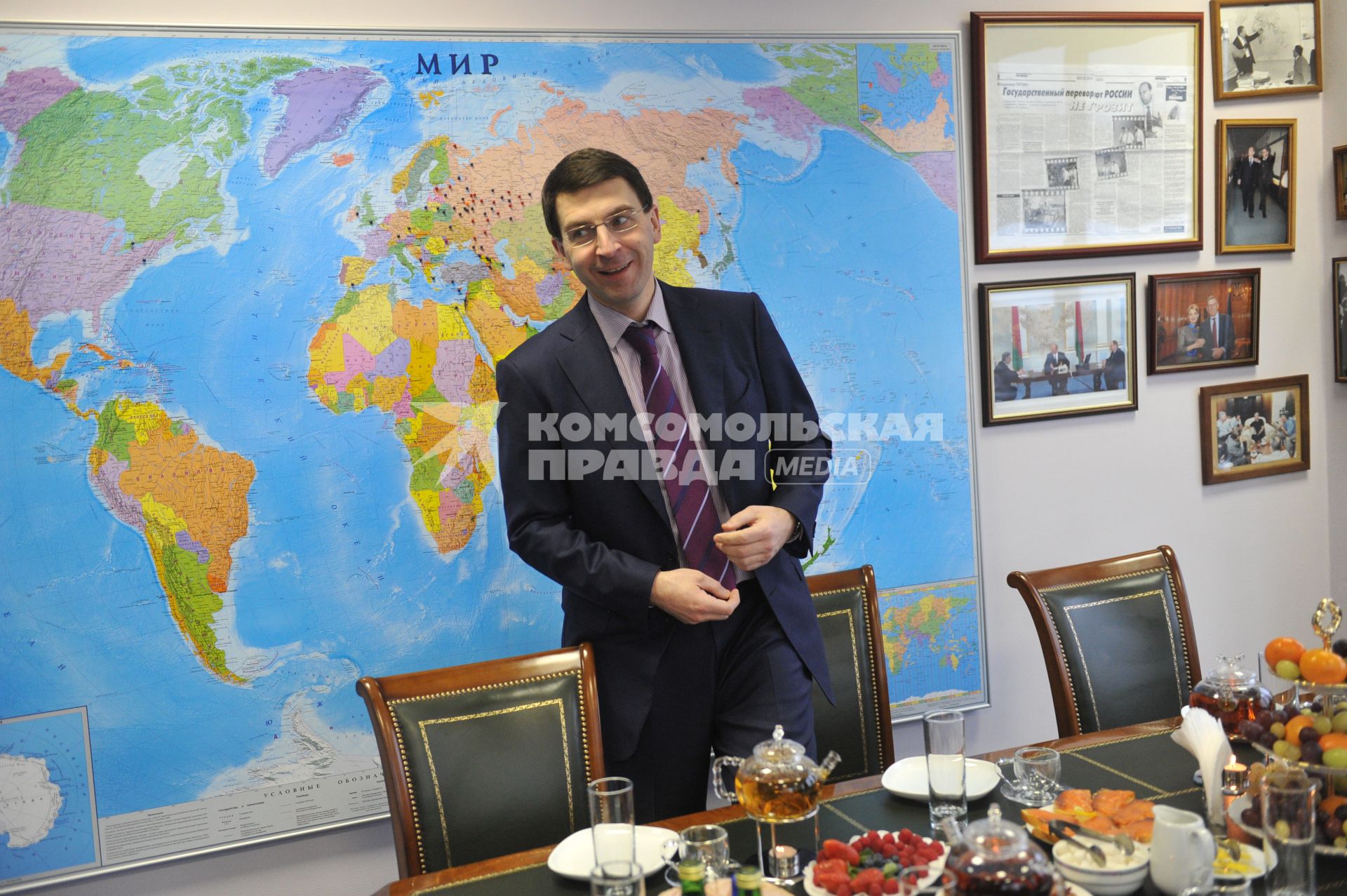 Министр связи и массовых коммуникаций РФ Игорь Щеголев. В ИД КП. 16 января 2012 года.
