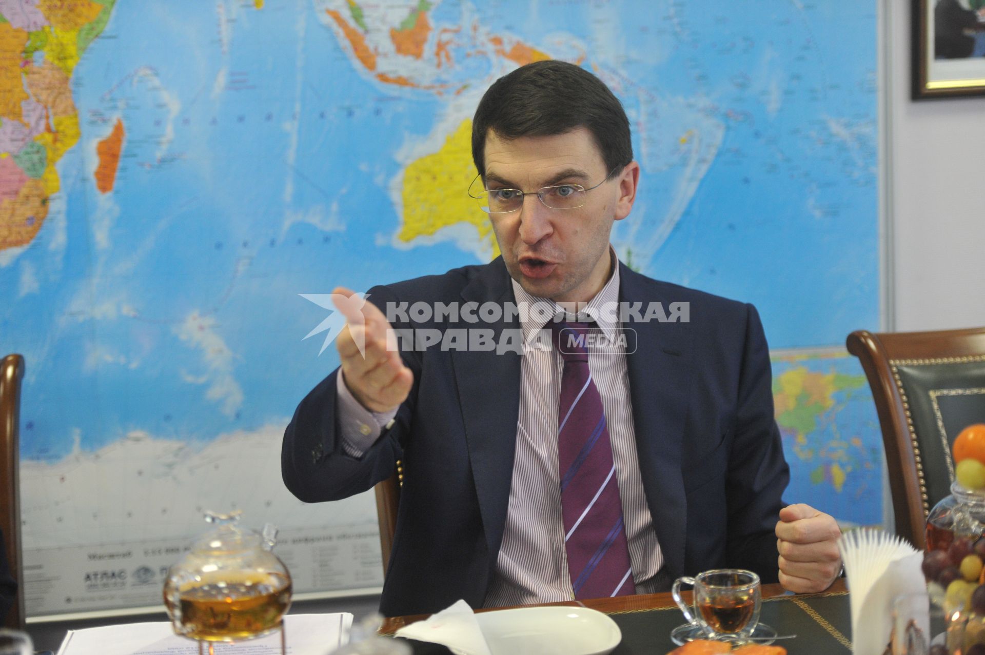 Министр связи и массовых коммуникаций РФ Игорь Щеголев. В ИД КП. 16 января 2012 года.