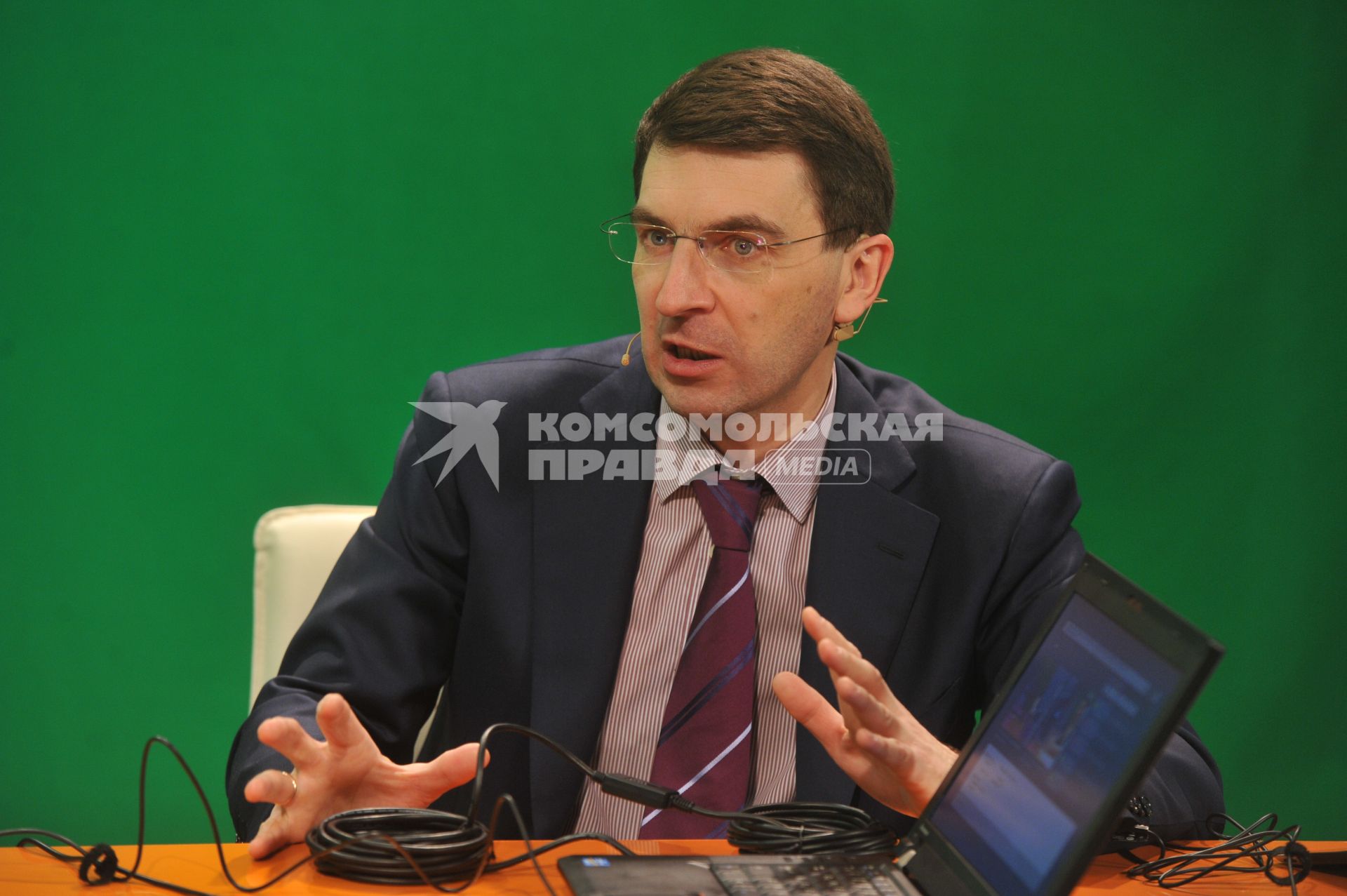 Министр связи и массовых коммуникаций РФ Игорь Щеголев. В ИД КП. 16 января 2012 года.