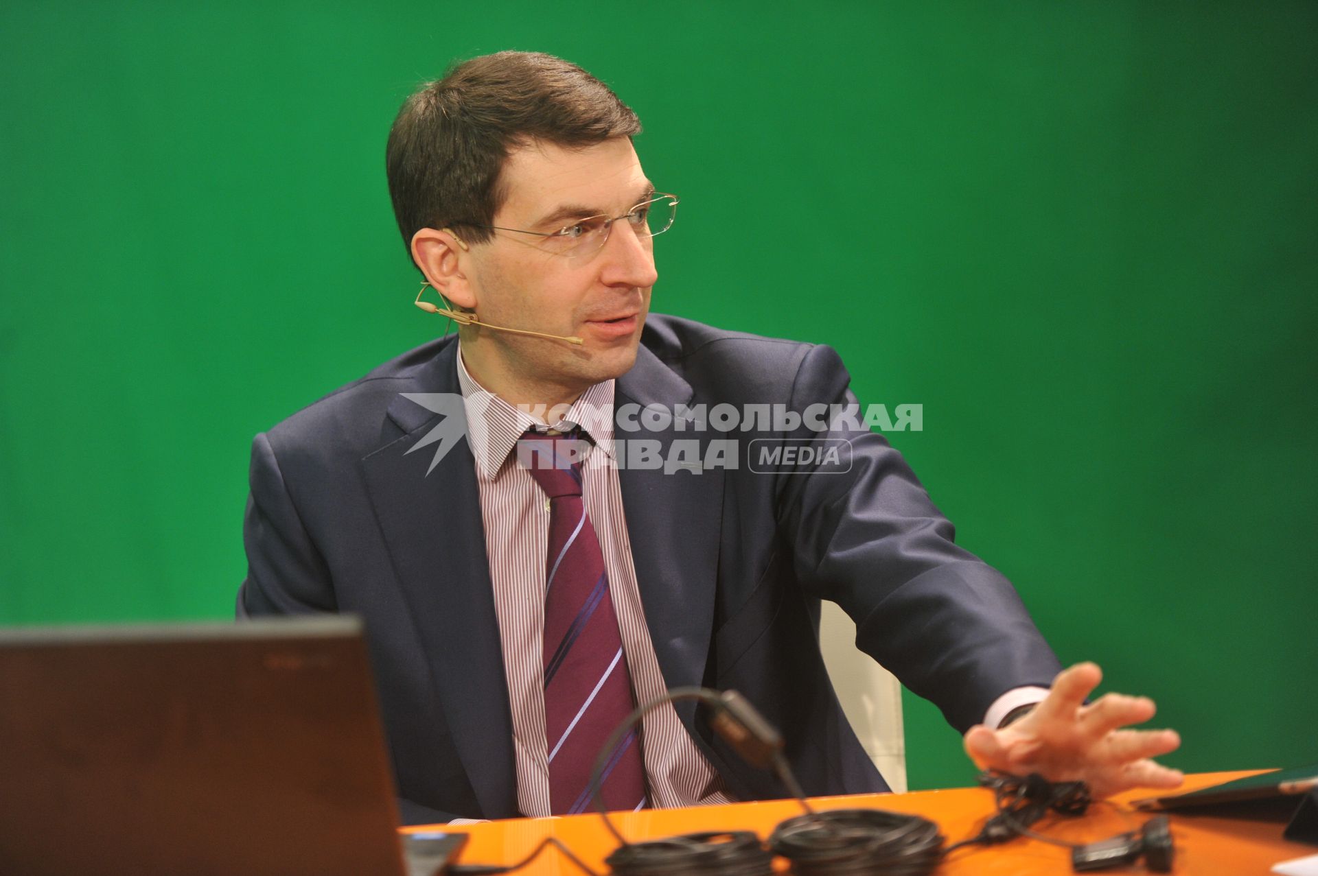 Министр связи и массовых коммуникаций РФ Игорь Щеголев. В ИД КП. 16 января 2012 года.