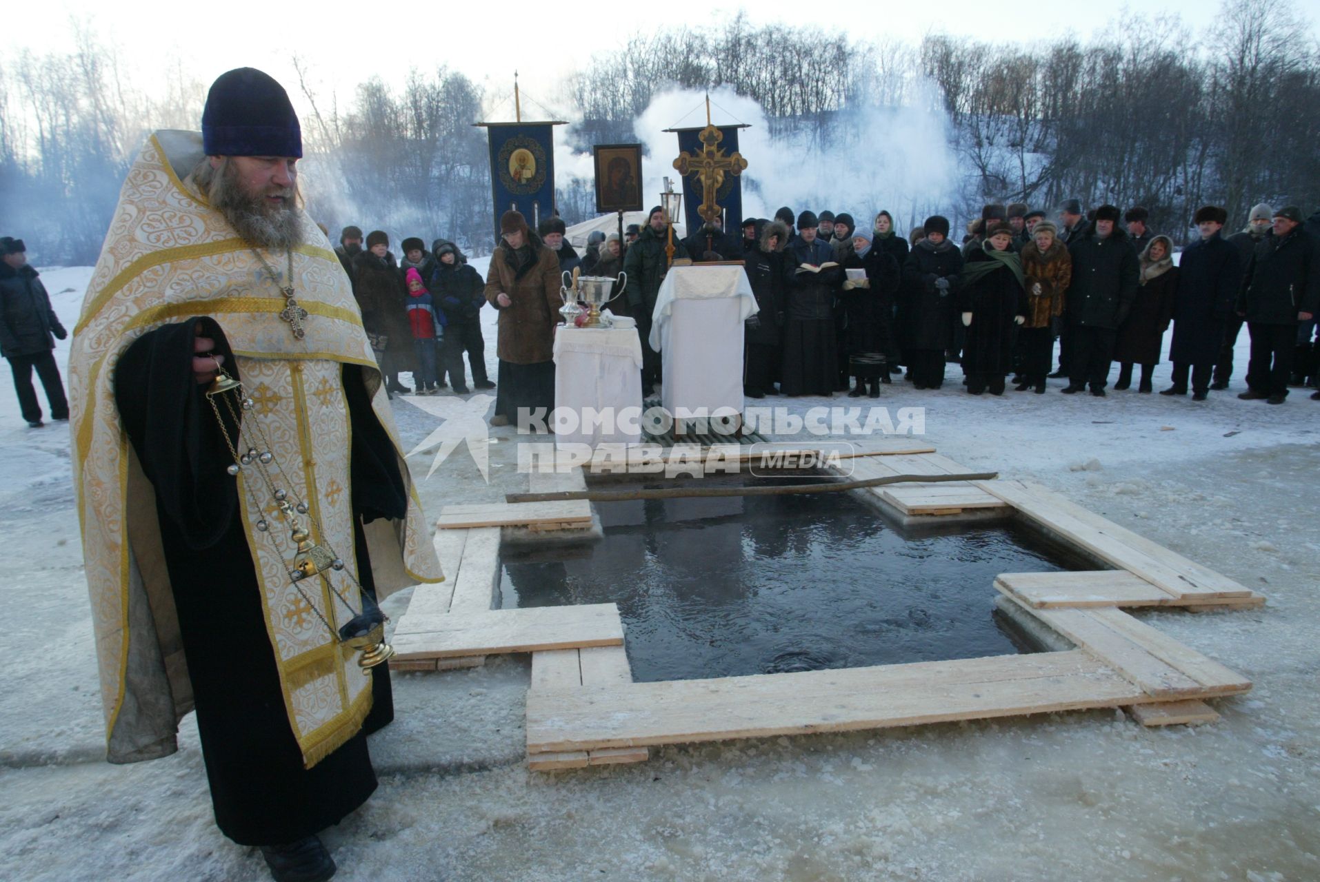 крещение близ петербурга 19.01.2006