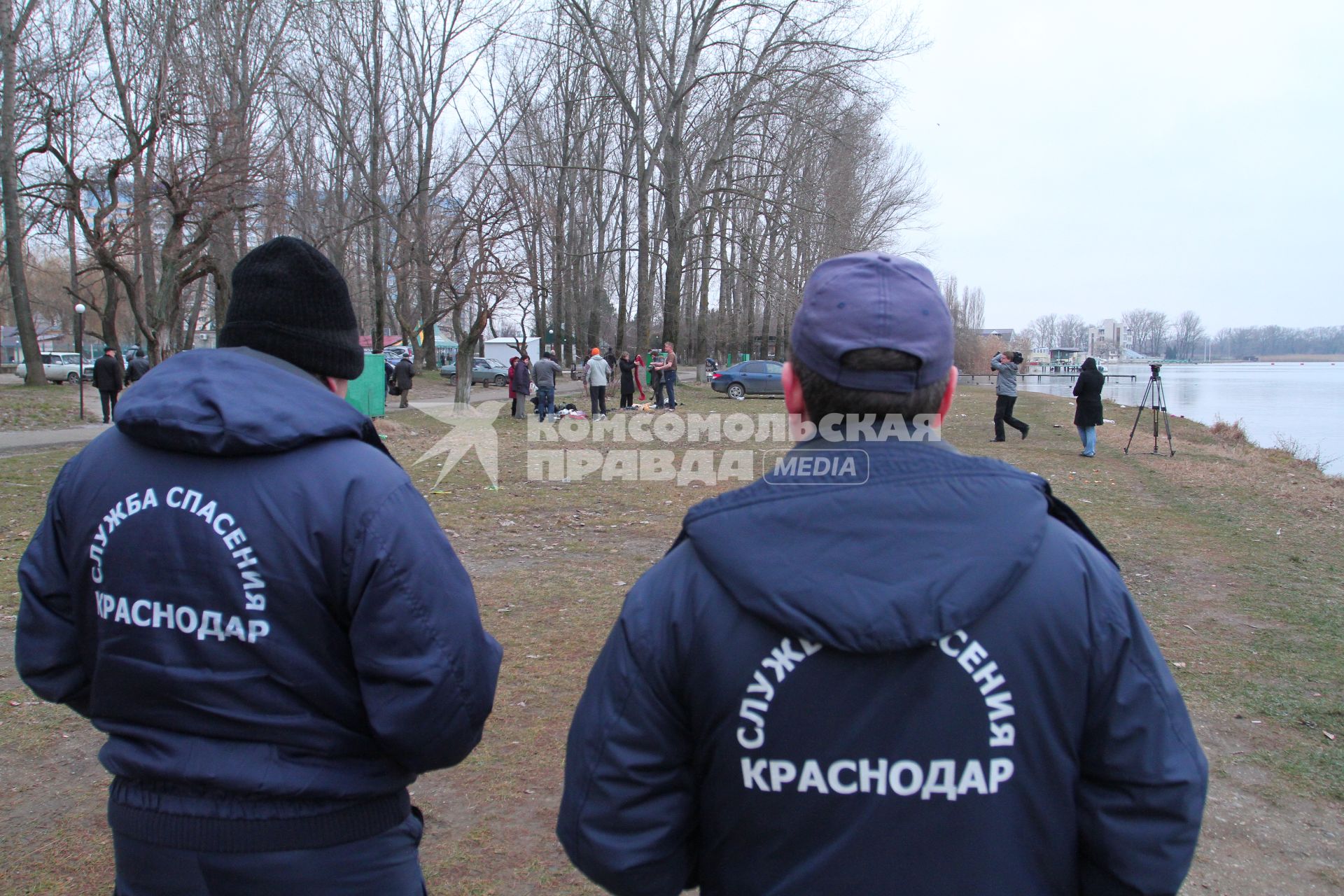 Крещение на реке Кубань. 19 января 2012.