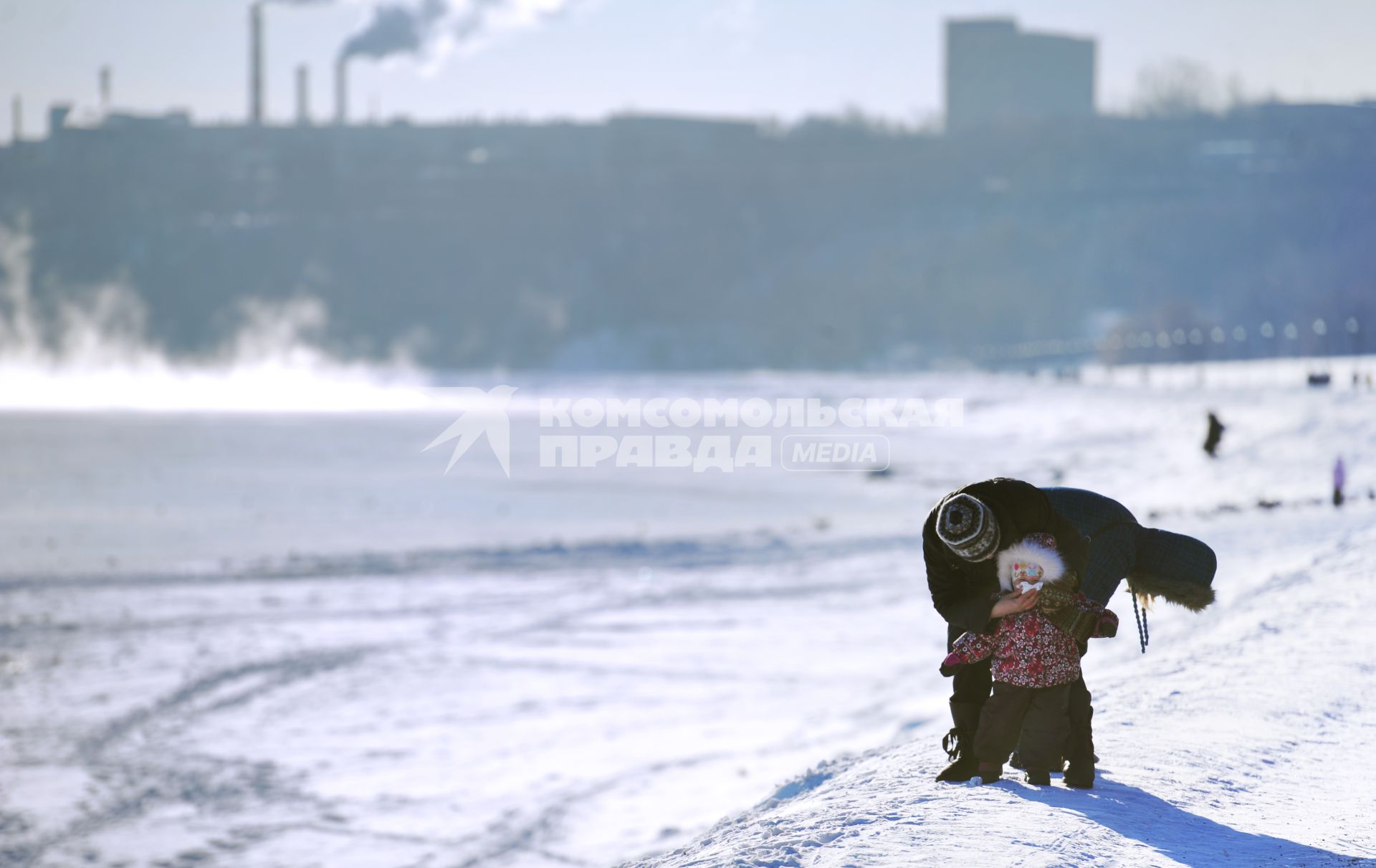 Зима. Мороз.  Дети и родители.  29 января 2012