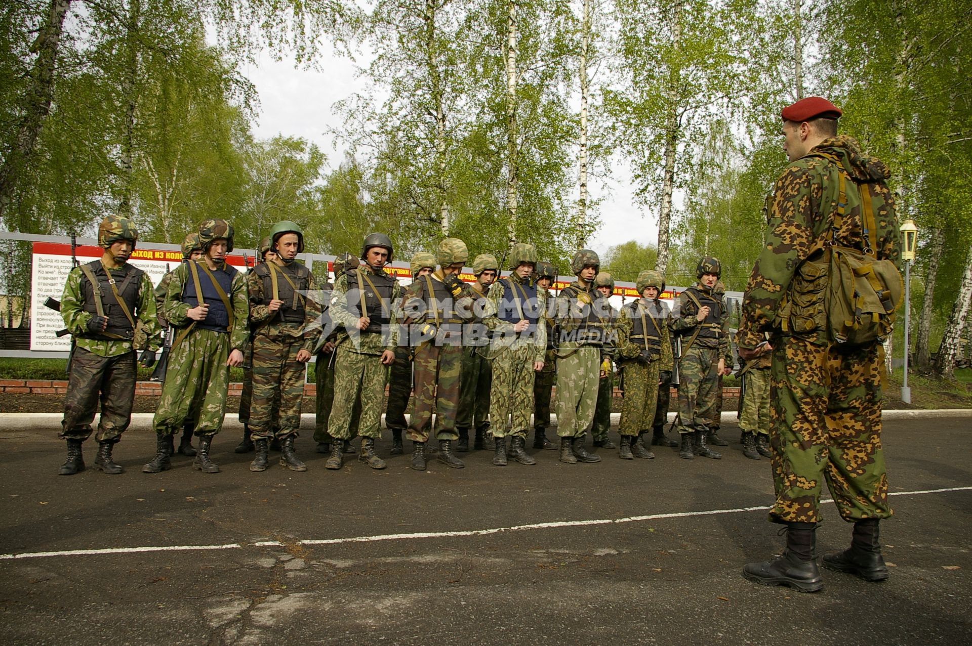 Сдача на краповые береты отрядом специального назначения \"Ермак\". Новосибирск.