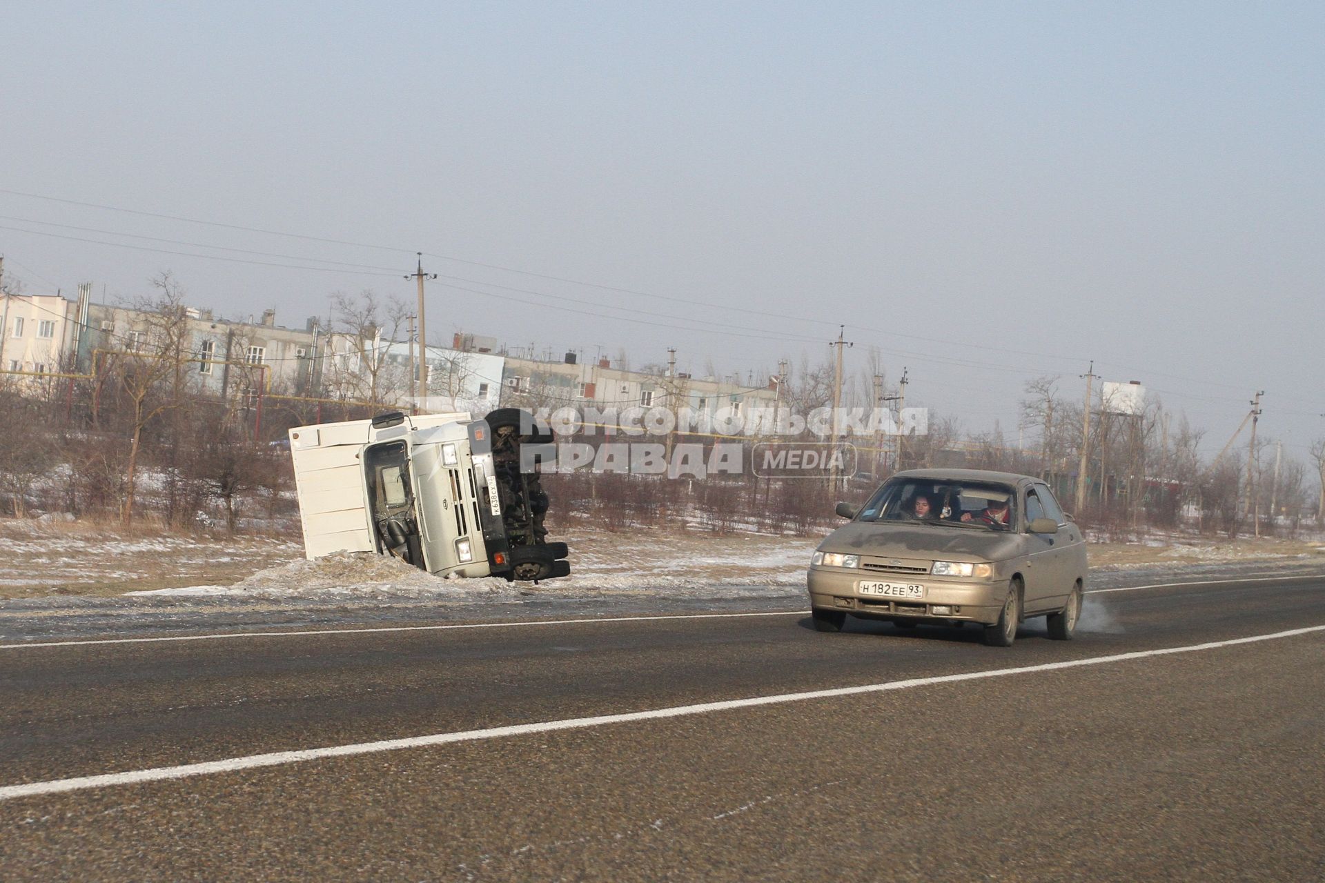 Сильный ветер в Новороссийске. 08 февраля 2012.