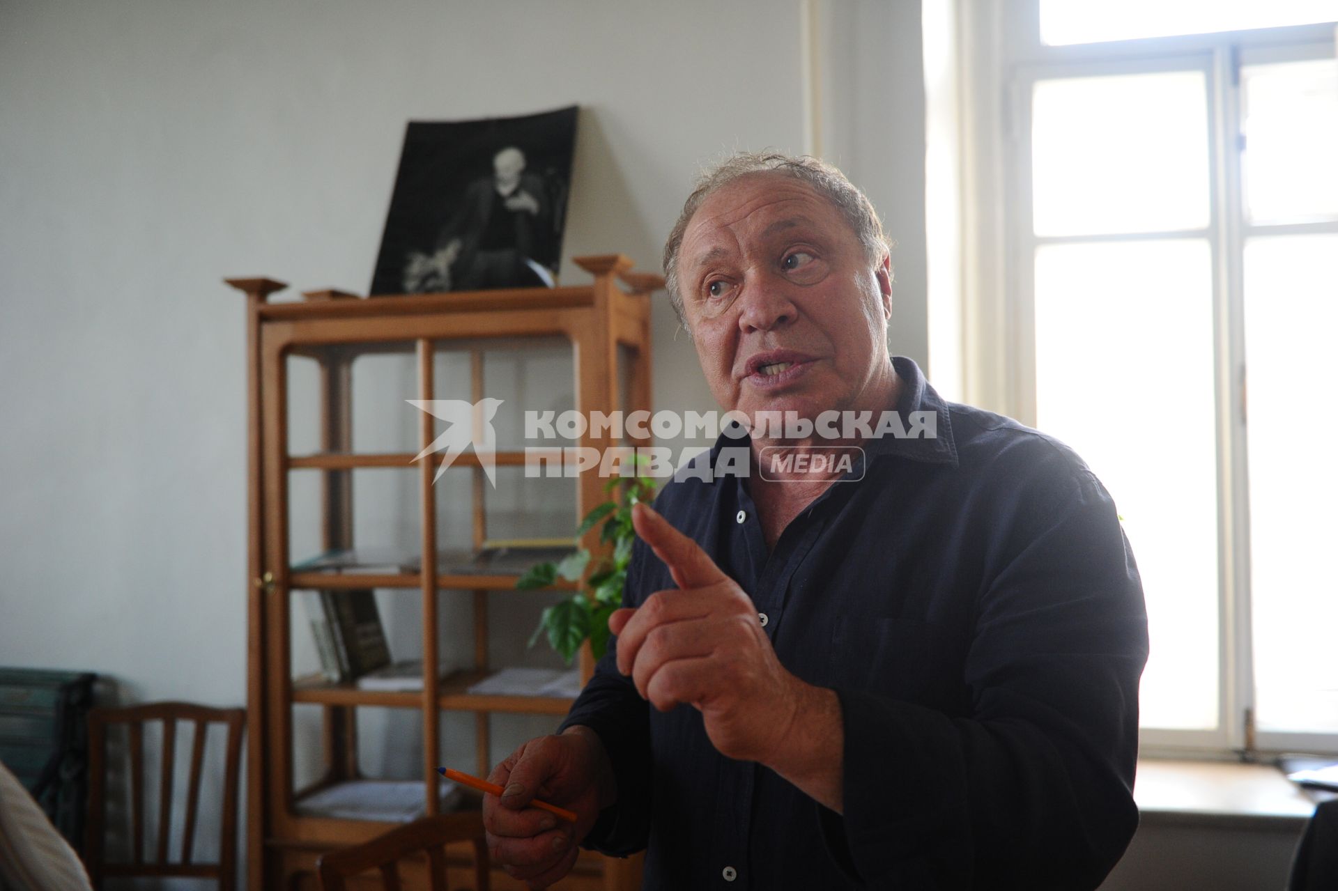 Театр `Школа современной пьесы`. На снимке:  художественный руководитель Московского театра  `Школа современной пьесы` Иосиф Райхельгауз.
