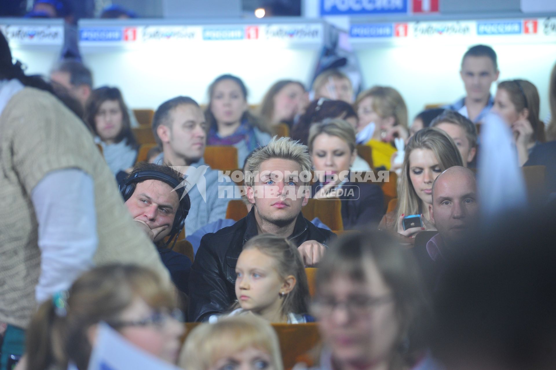 Финальный отборочный концерт Евровидения - 2012. На снимке: певец Соколовский Влад.