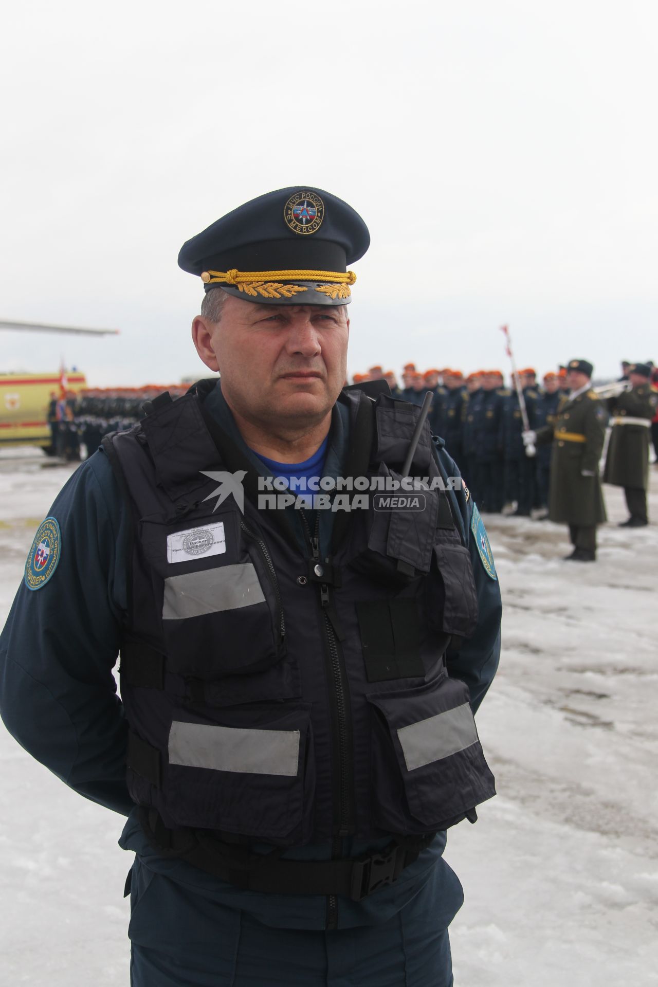 Командир центра МЧС `Лидер` Николай Вдовин.