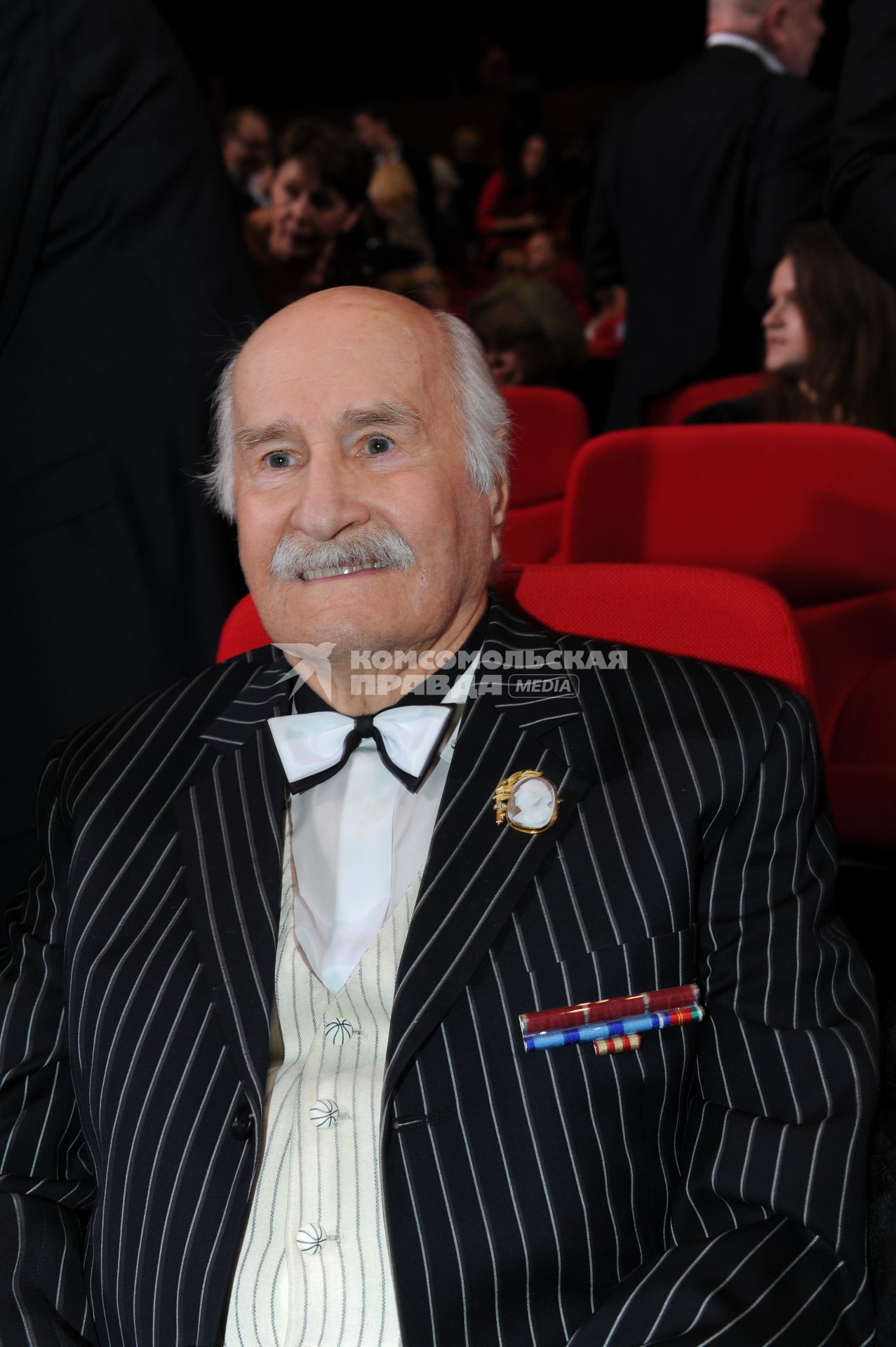 Crocus City Hall. 25-ая юбилейная торжественная церемония вручения Национальной кинематографической премии `Ника`. На снимке:  актер Владимир Зельдин.