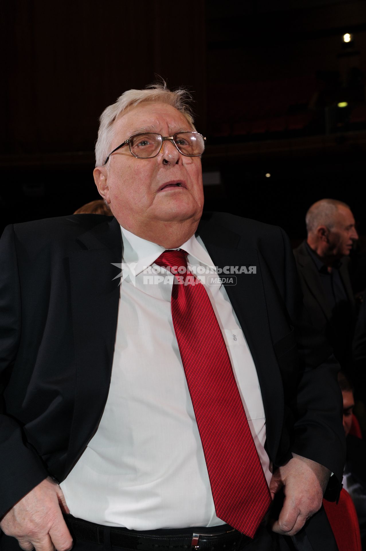 Crocus City Hall. 25-ая юбилейная торжественная церемония вручения Национальной кинематографической премии `Ника`. На снимке:  актер Олег Басилашвили.