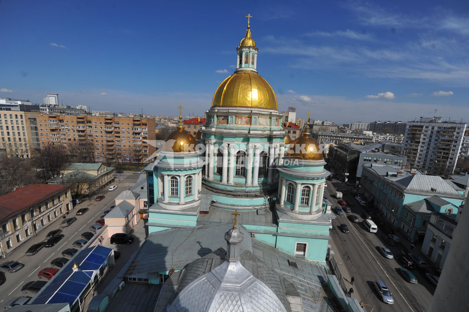 Богоявленский кафедральный собор в Москве (Елоховская церковь).