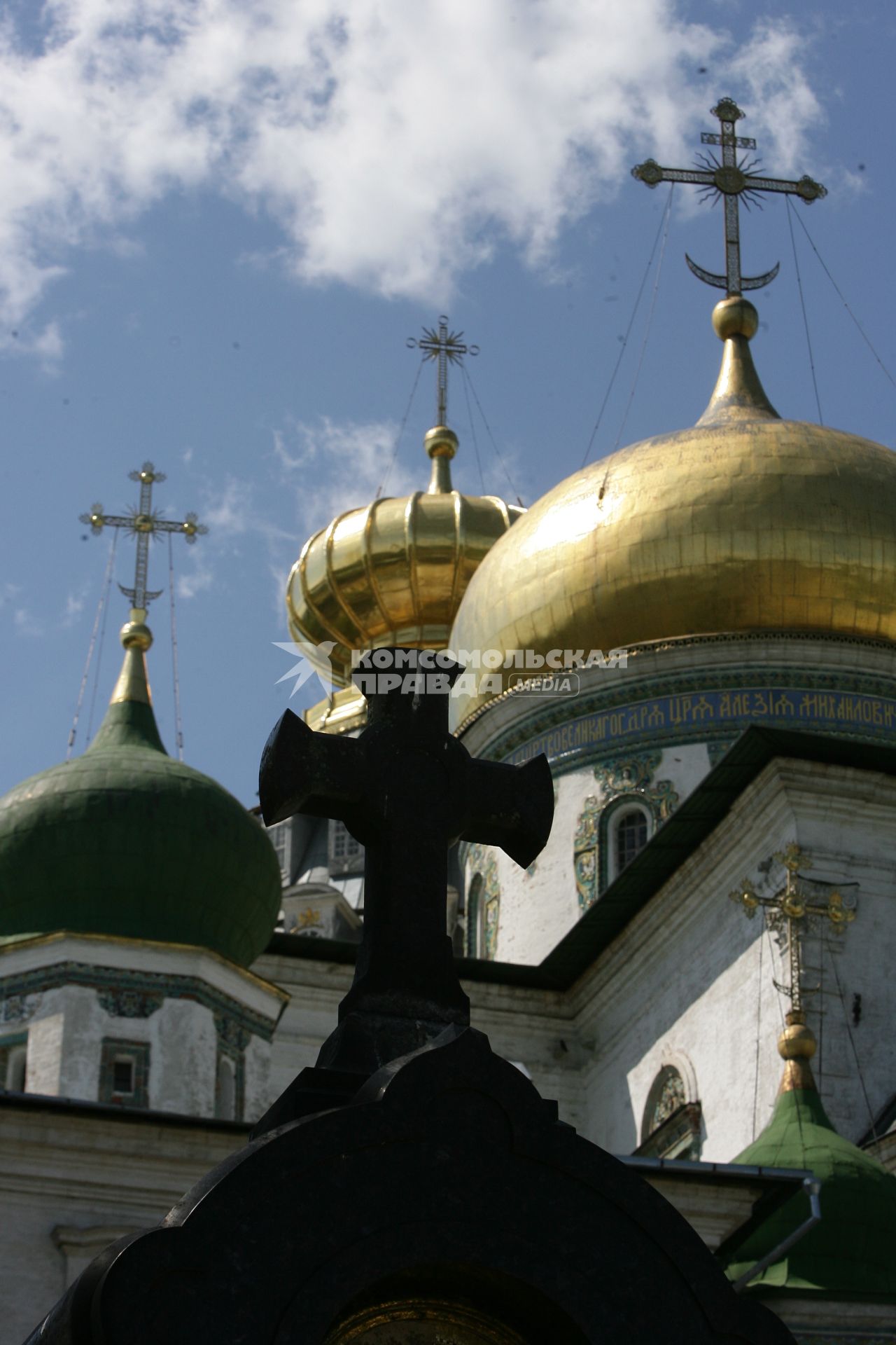 Воскресенский Новоиерусалимский мужской ставропигиальный монастырь. На снимке: Воскресенский собор. Вид на подземный храм свв. Константина и Елены.