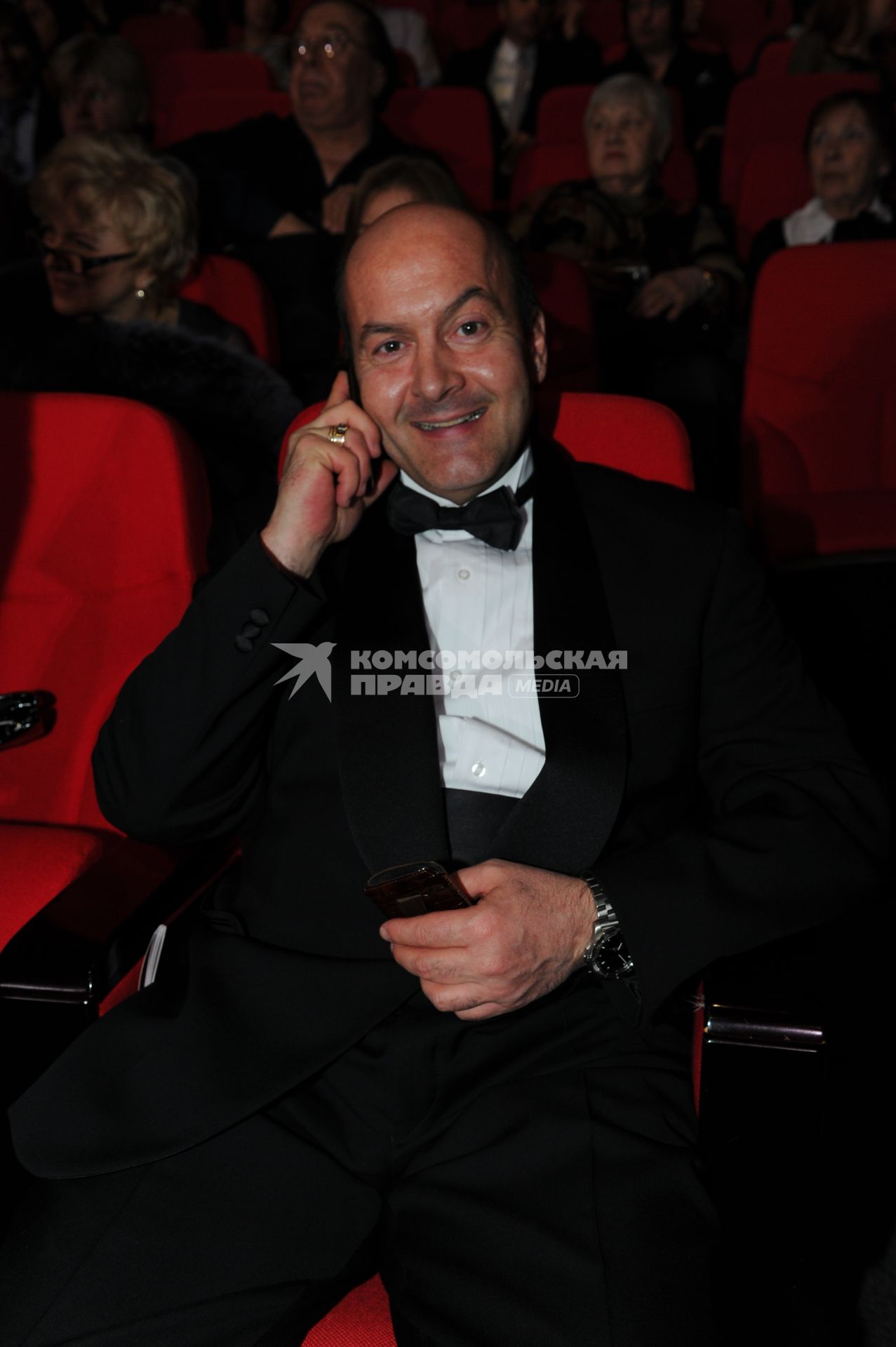 Crocus City Hall. 25-ая юбилейная торжественная церемония вручения Национальной кинематографической премии `Ника`. На снимке: актер Вячеслав Гришечкин.