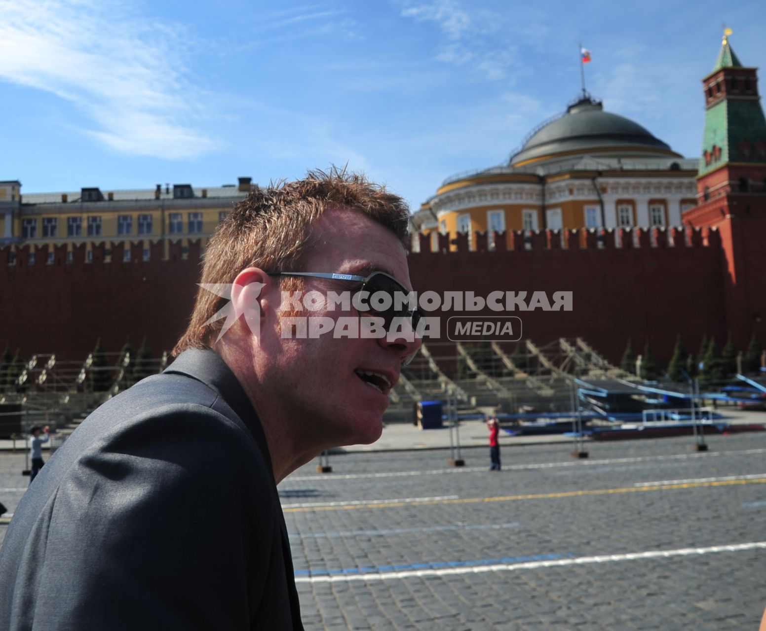 Красная площадь. Канадский певец Гару.