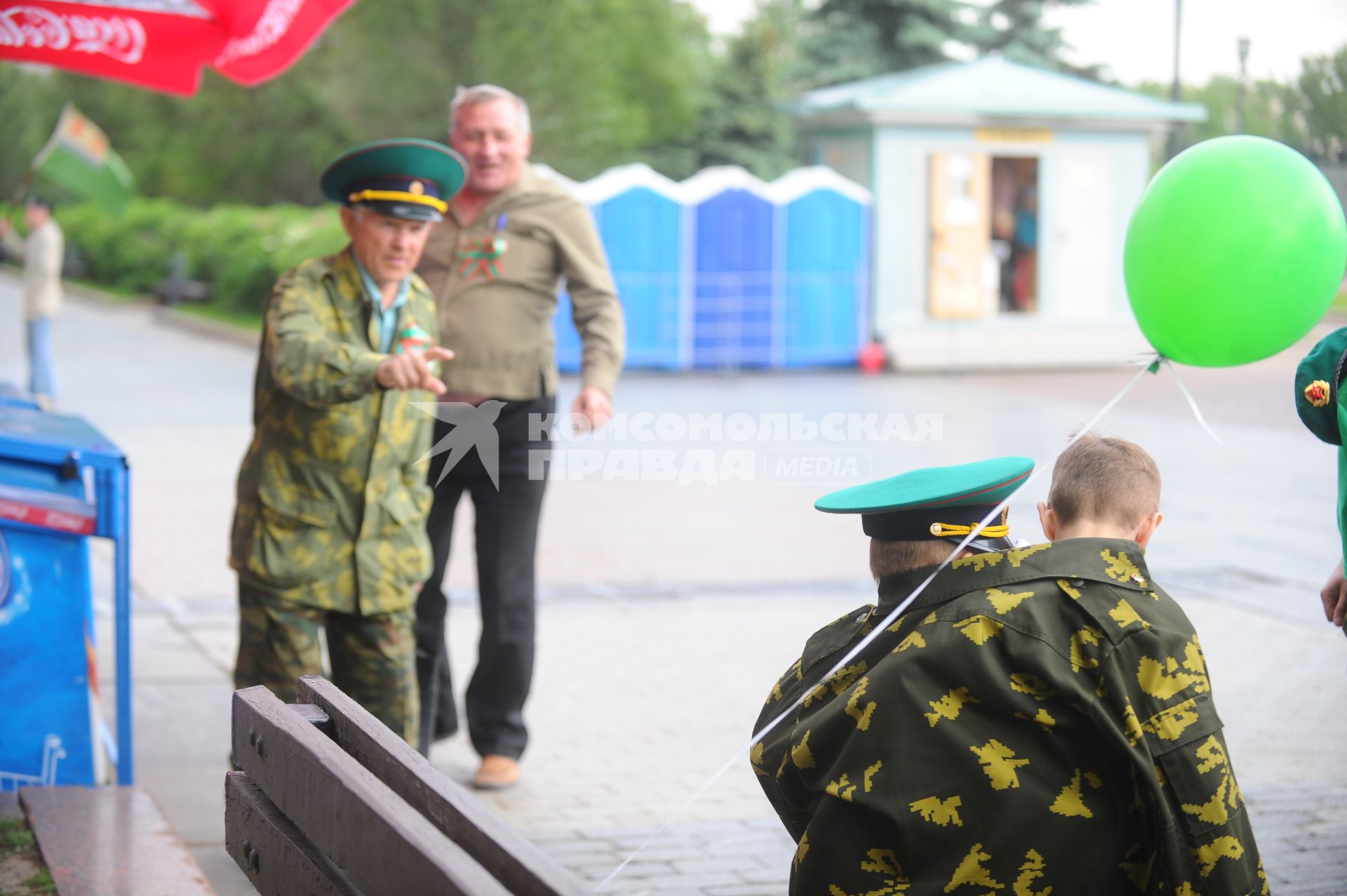 День пограничника на Поклонной горе.