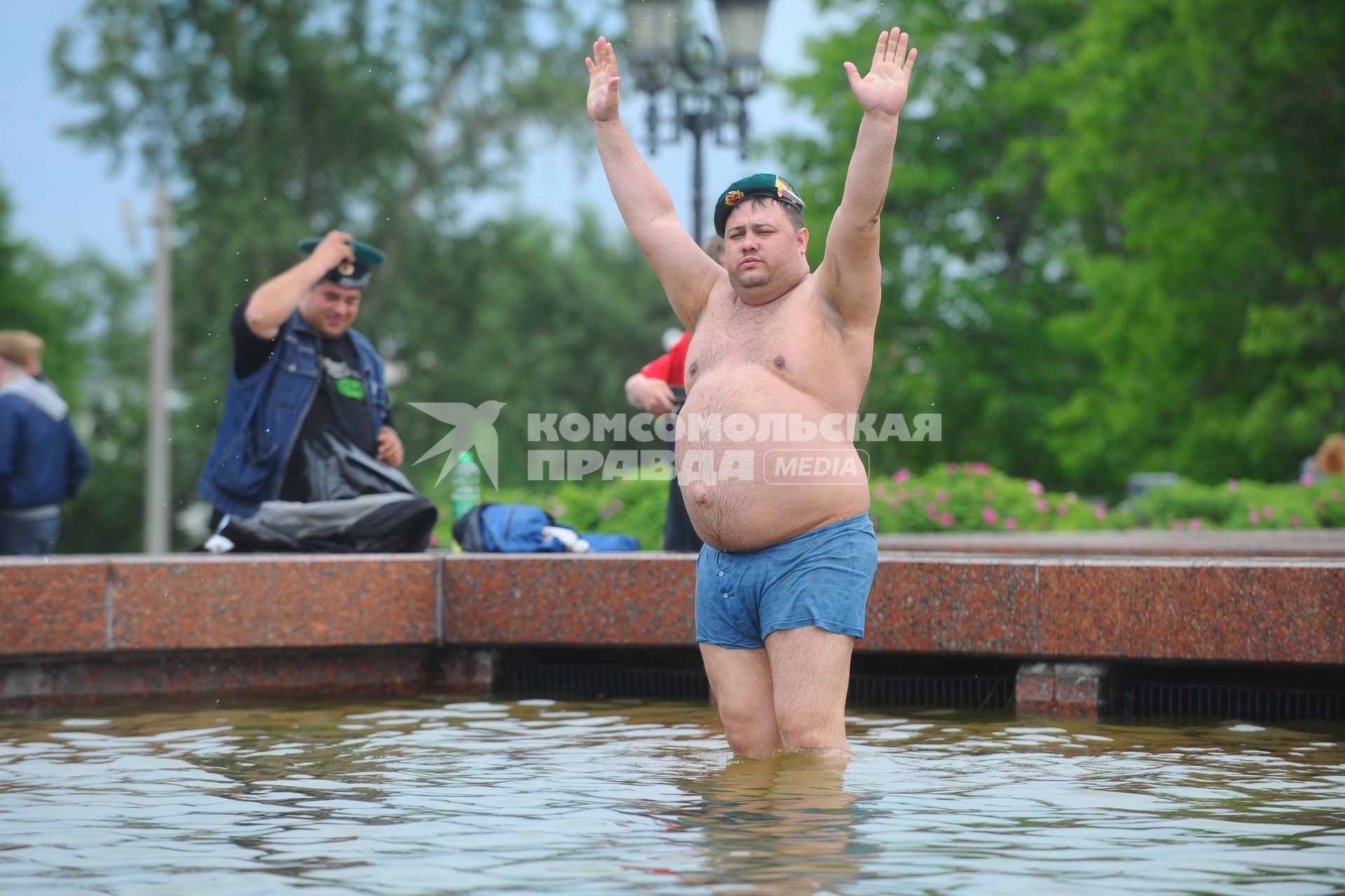 День пограничника на Поклонной горе.