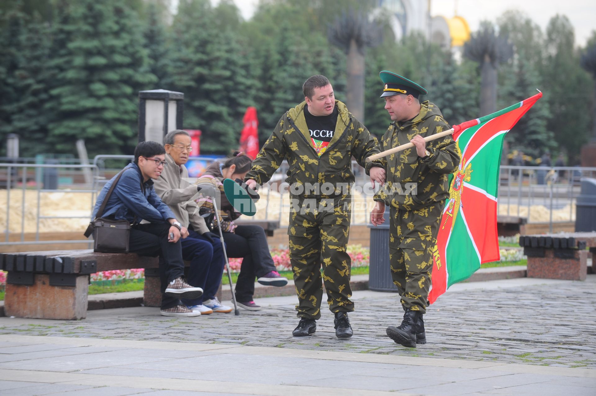 День пограничника на Поклонной горе.