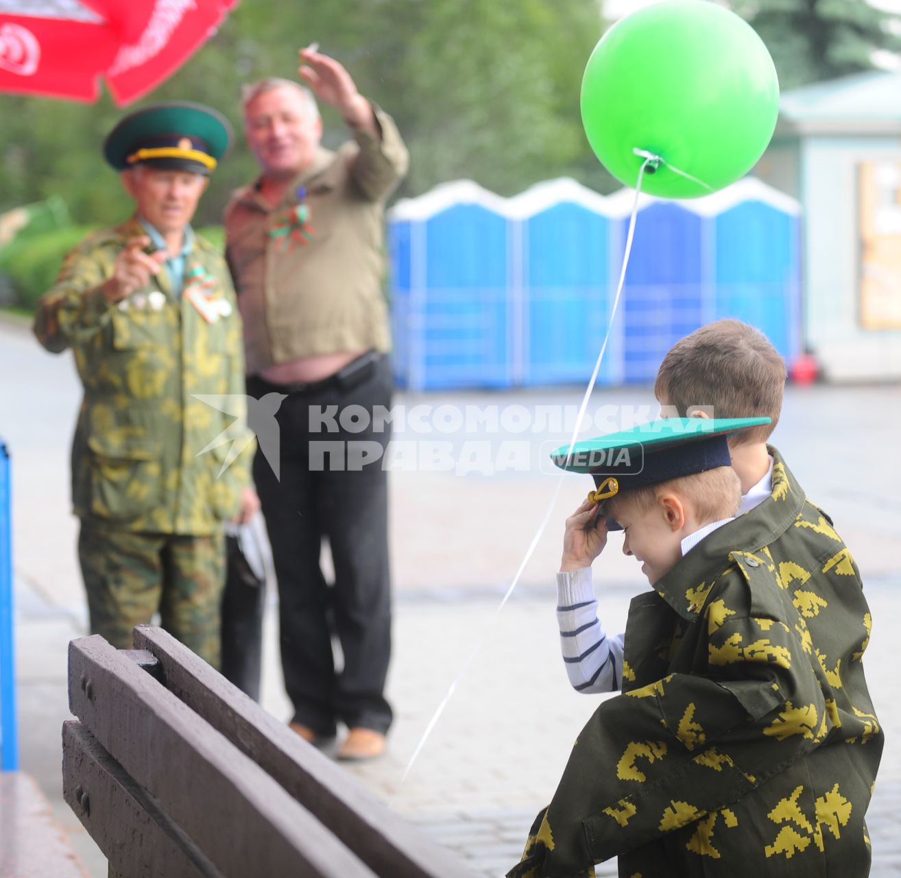 День пограничника на Поклонной горе.