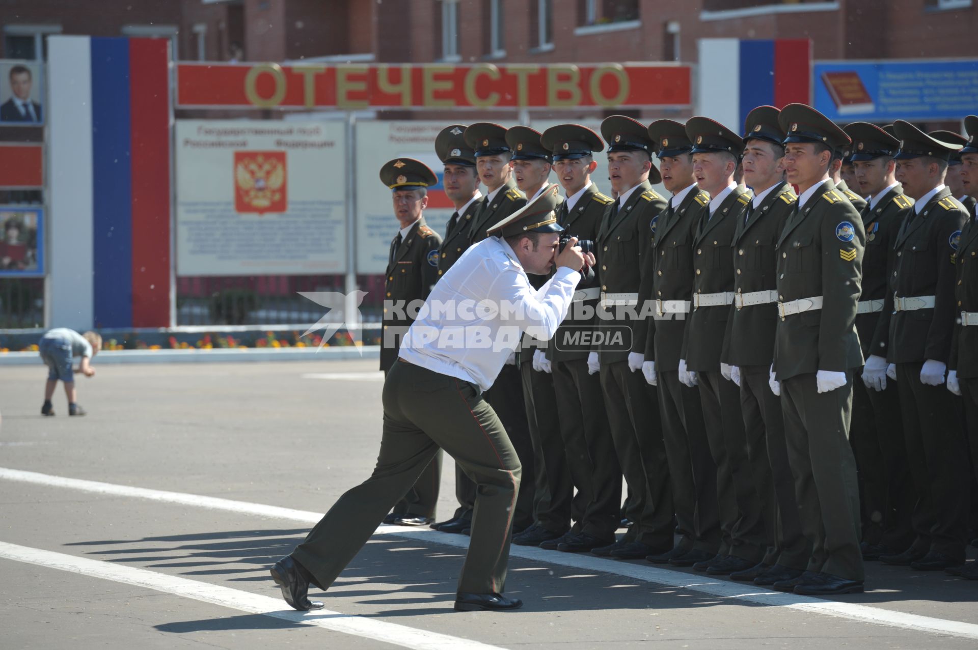 Выпуск лейтенантов военно- технического университета (ВТУ) спецстроя России.