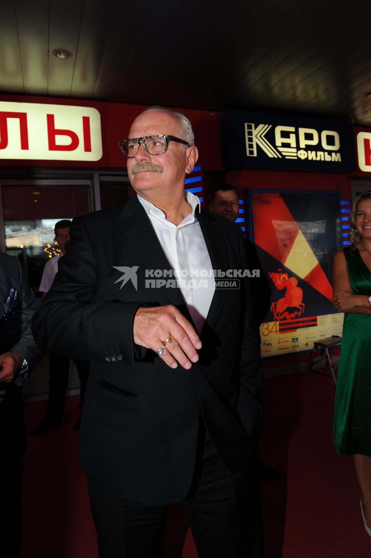 34-ый Московский международный кинофестиваль (ММКФ). На снимке: режиссер, президент фестиваля Никита Михалков.