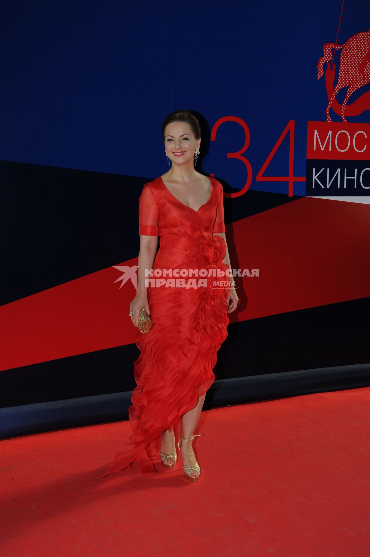 34-ый Московский международный кинофестиваль (ММКФ). На снимке: актриса Ольга Будина.