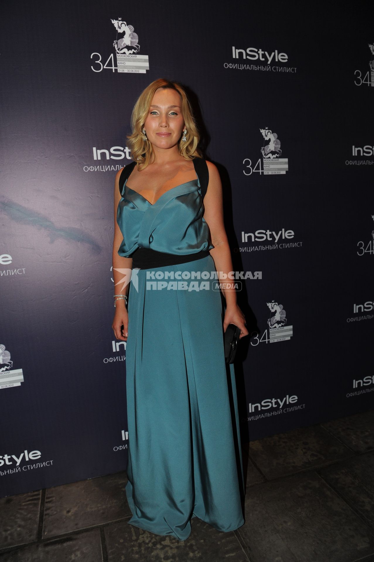 Ресторан `The Сад`. 34-ый Московский международный кинофестиваль (ММКФ). Ужин Gala Dinner InStyle Magazine. На снимке: актриса Дарья Екмасова.