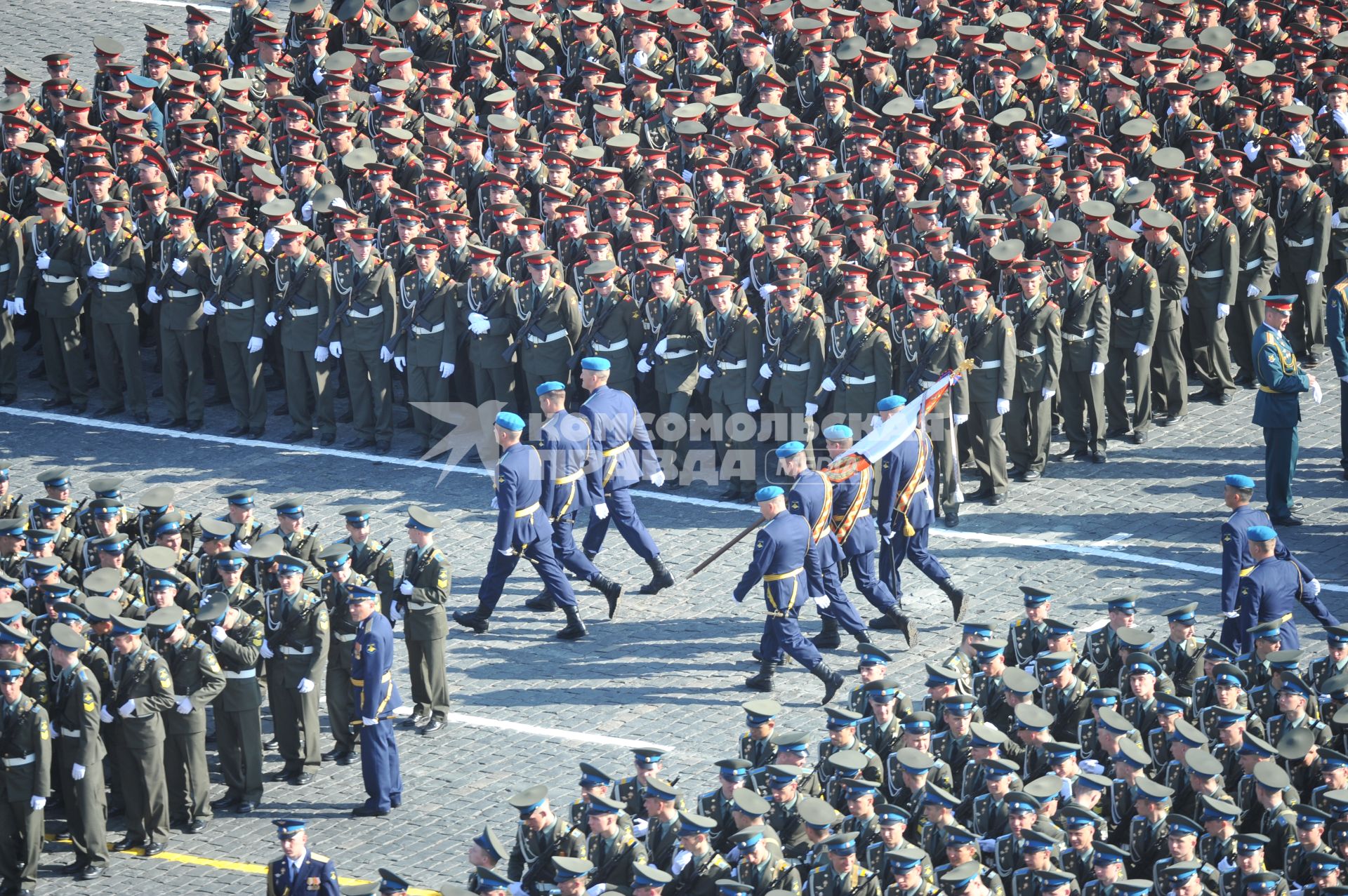 Генеральная репетиция Парада Победы на Красной площади.