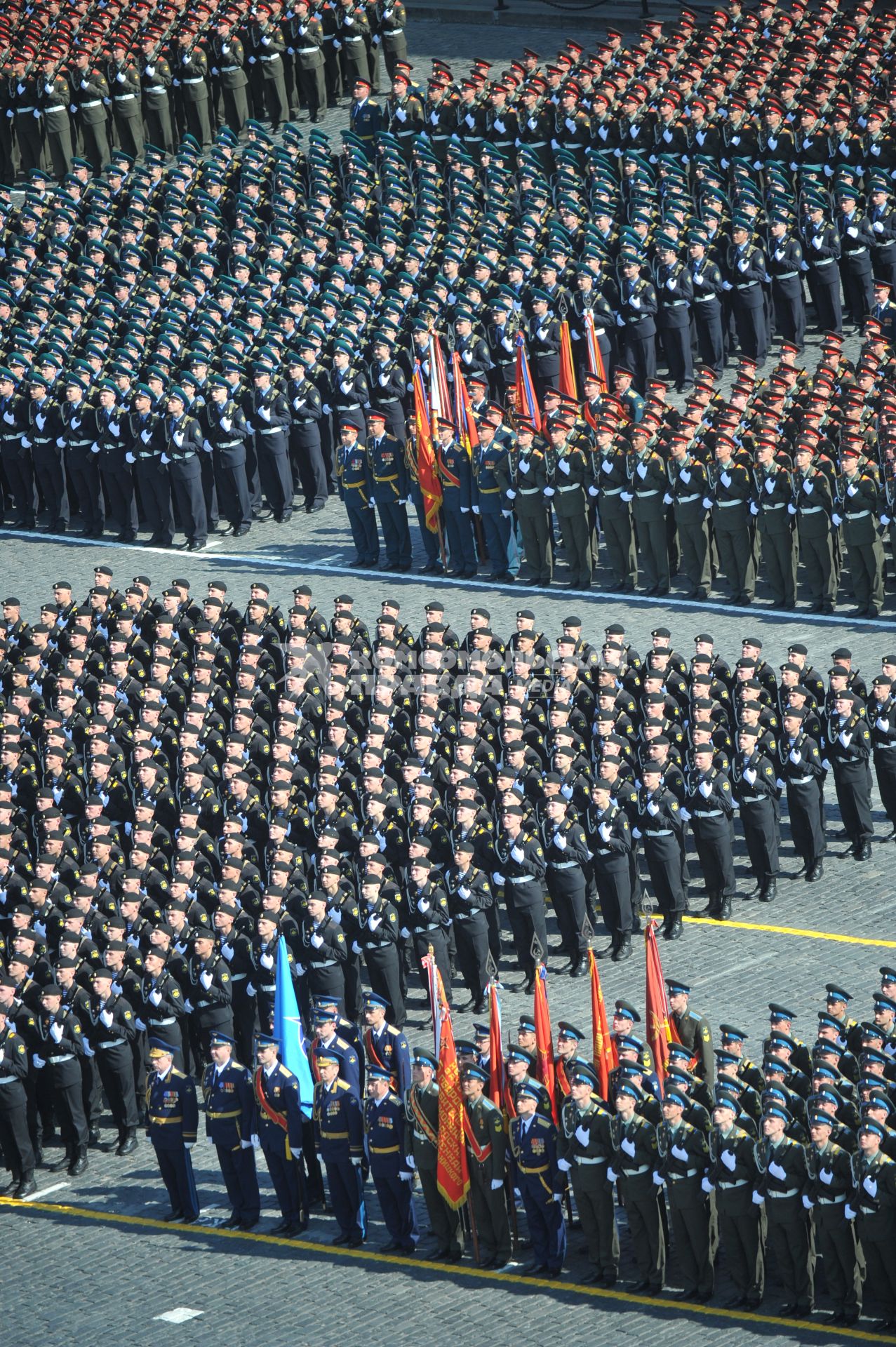 Генеральная репетиция Парада Победы на Красной площади.