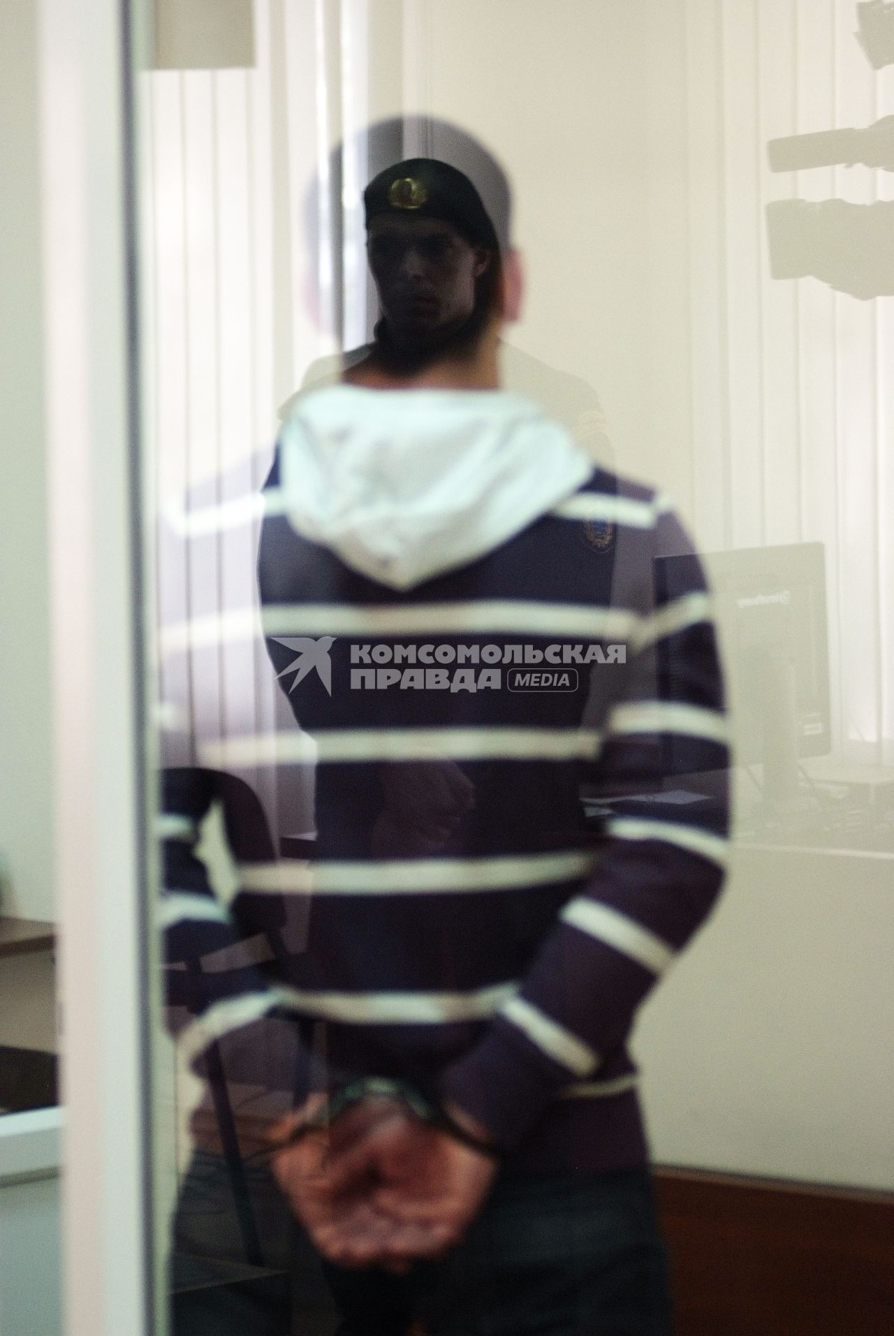 23-летний Черкес Рустамов во время вынесения ему приговора о пожизненном заключении по делу о взрыве у Дворца Культуры в Ставрополе, 13 марта 2012, Ставрополь, Краевой суд.