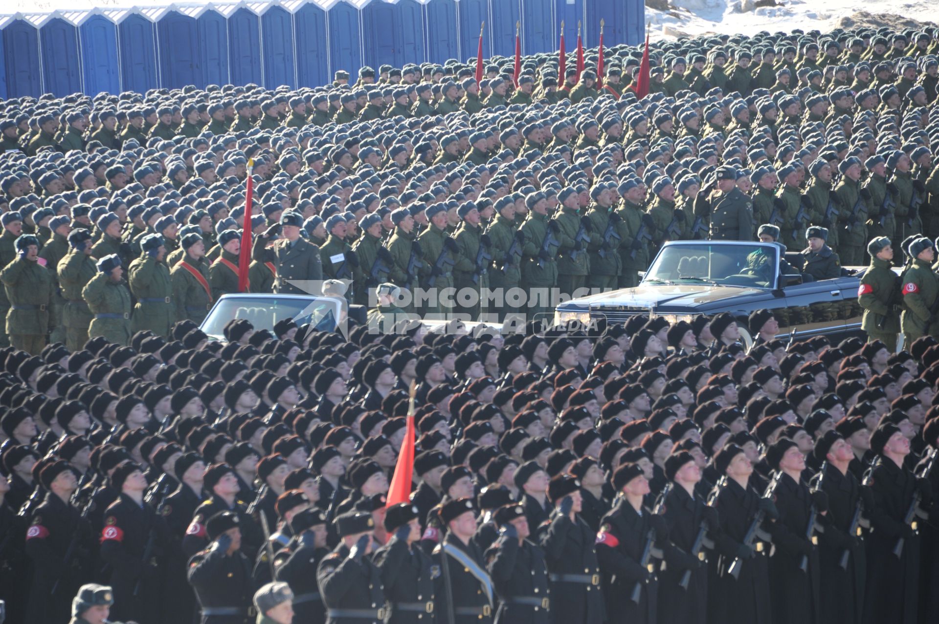 Репетиция Парада Победы в Алабино