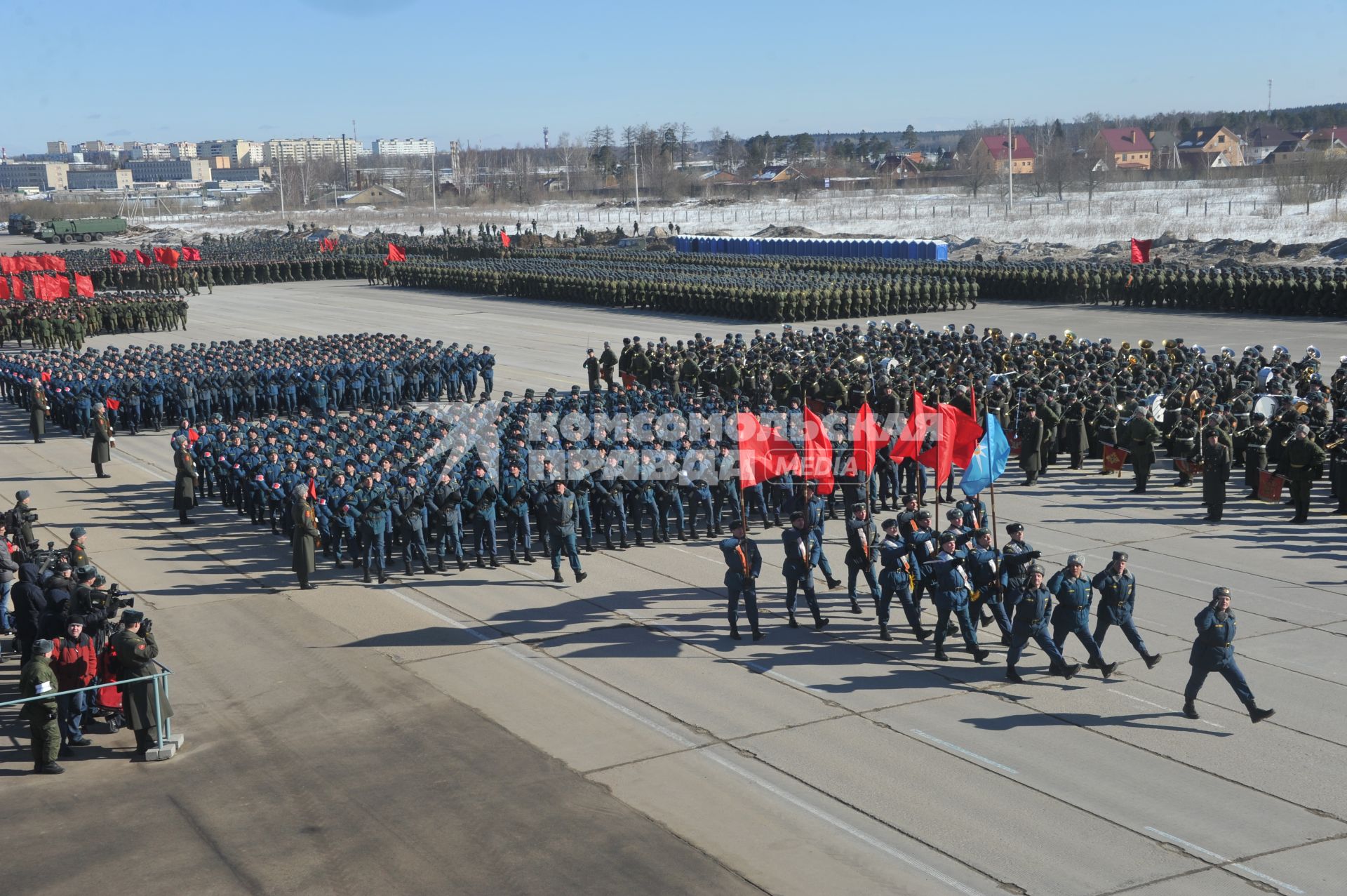 Репетиция Парада Победы в Алабино