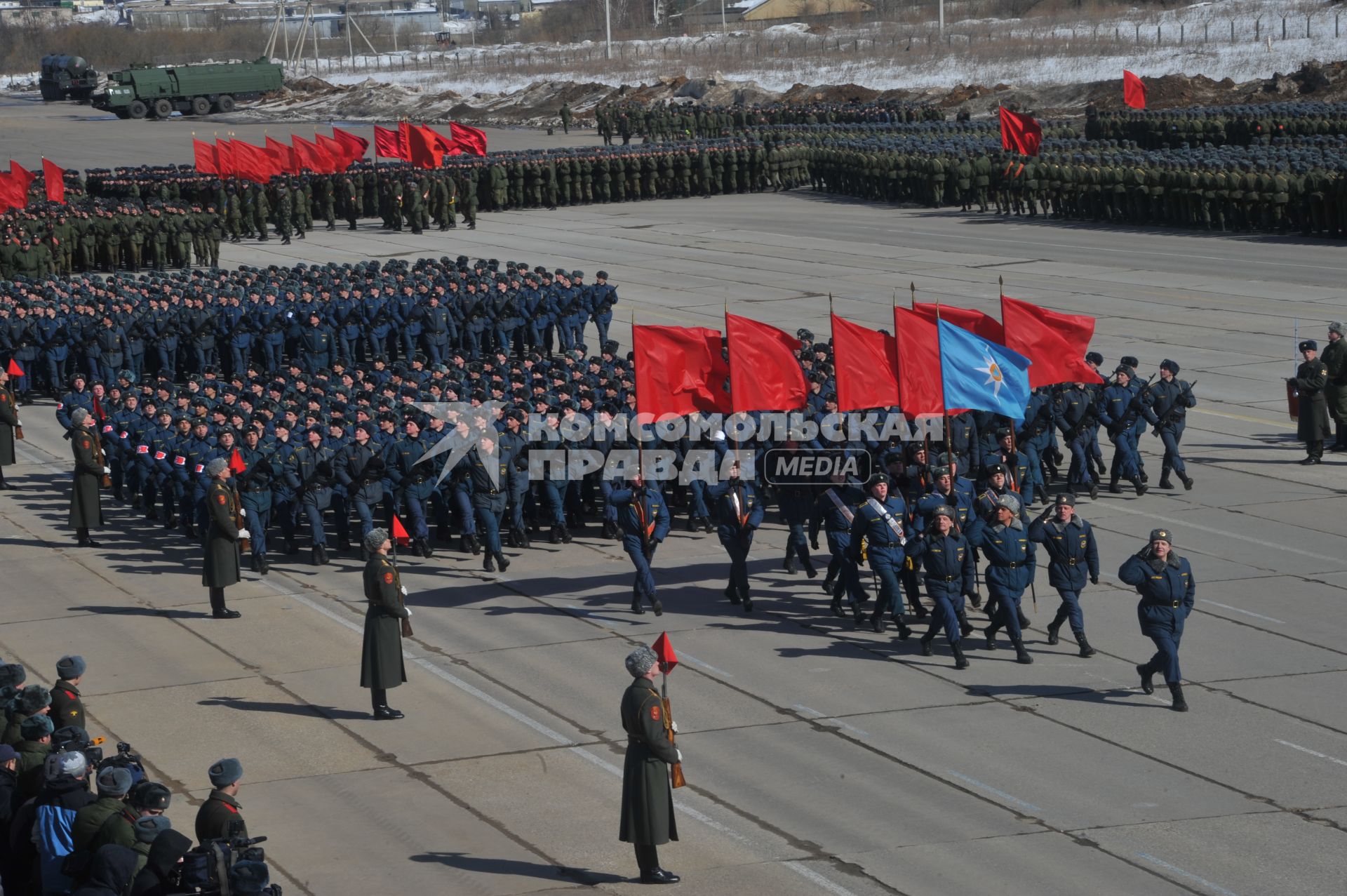 Репетиция Парада Победы в Алабино