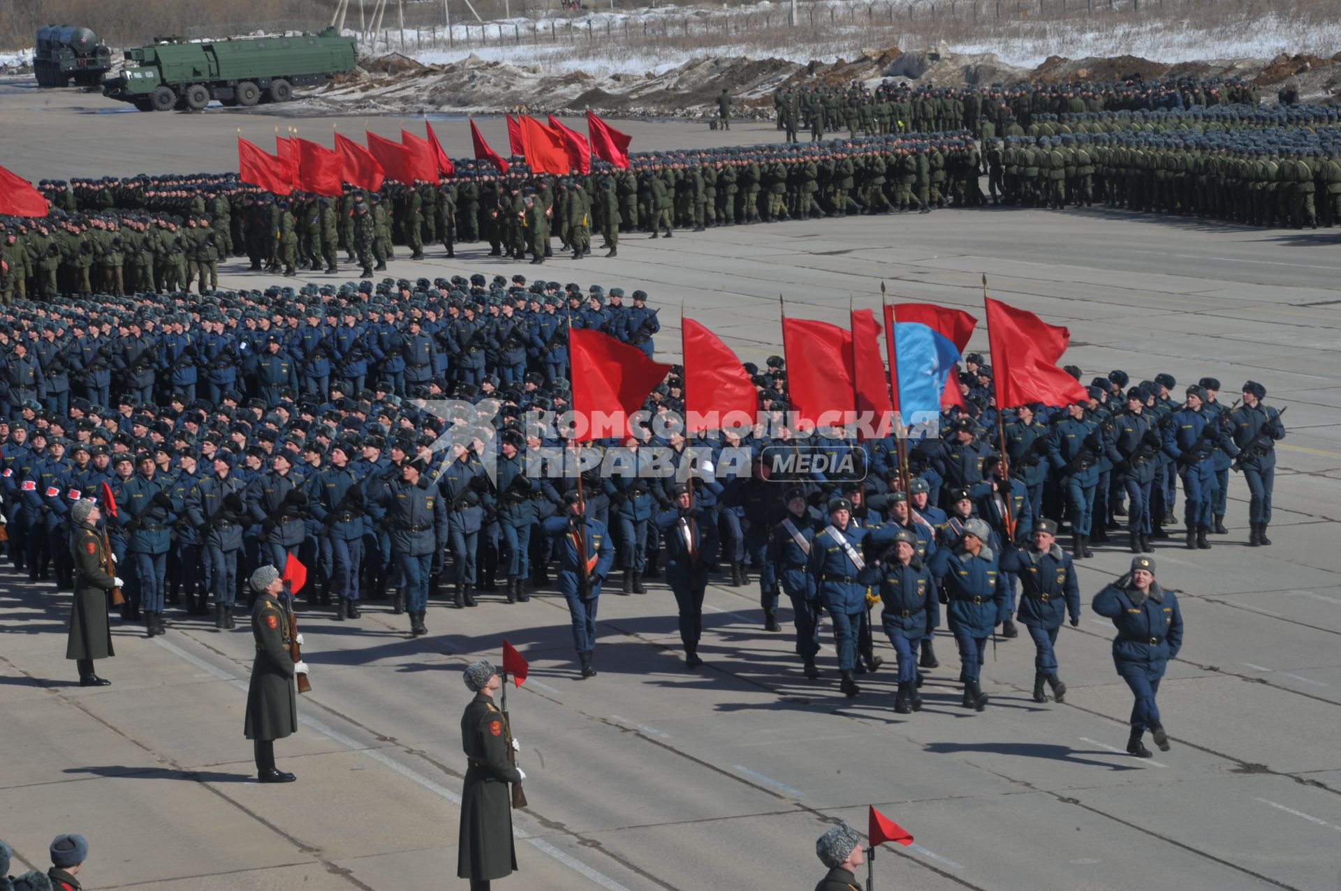 Репетиция Парада Победы в Алабино