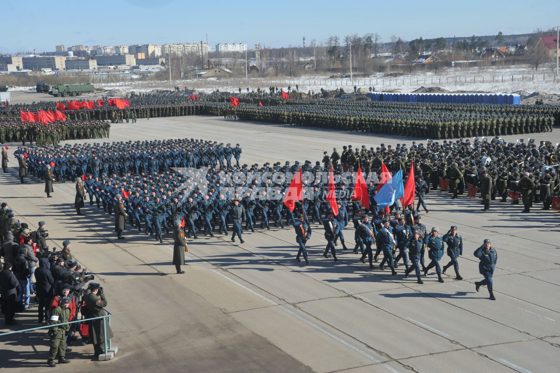 Репетиция Парада Победы в Алабино