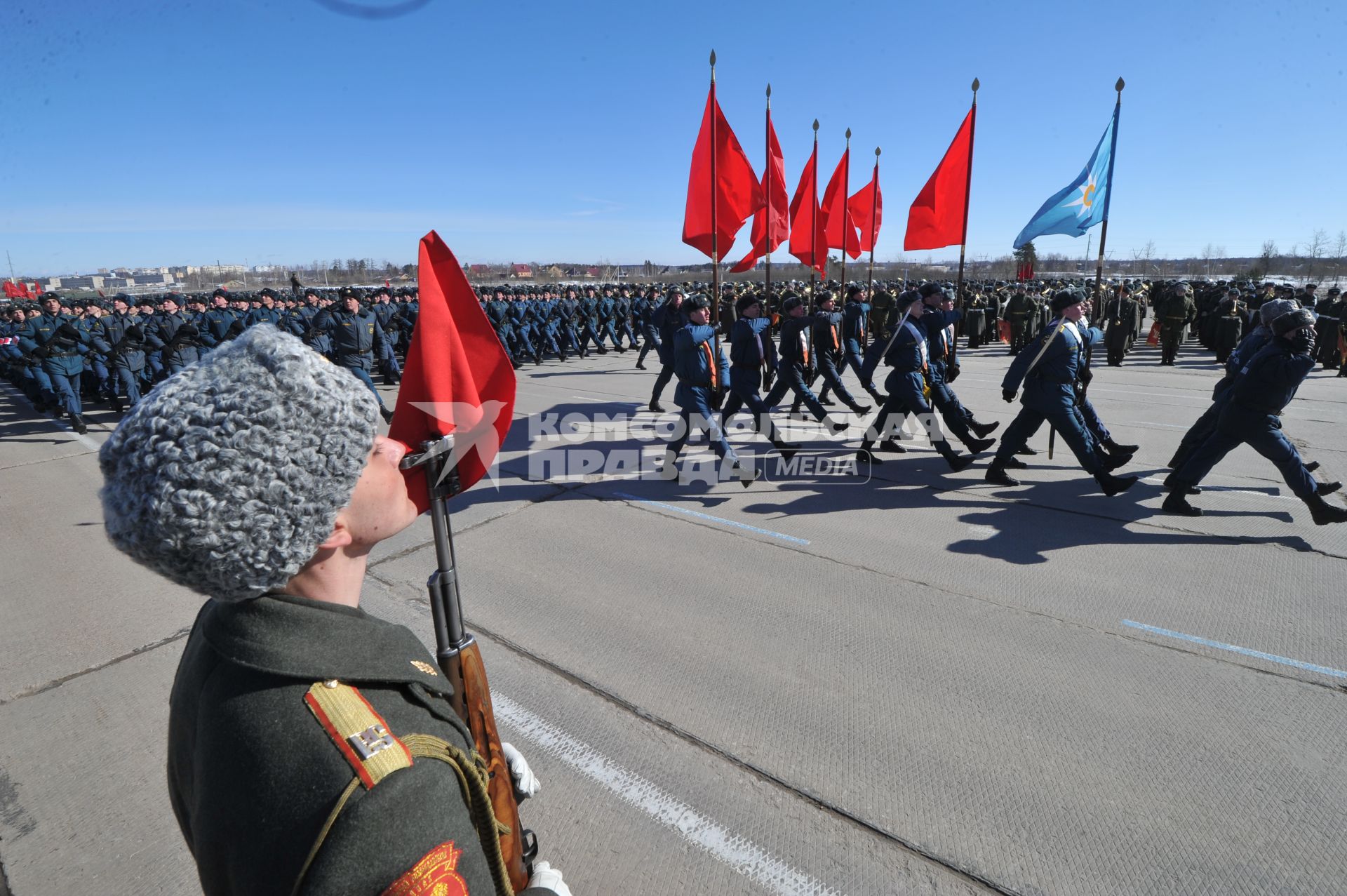 Репетиция Парада Победы в Алабино