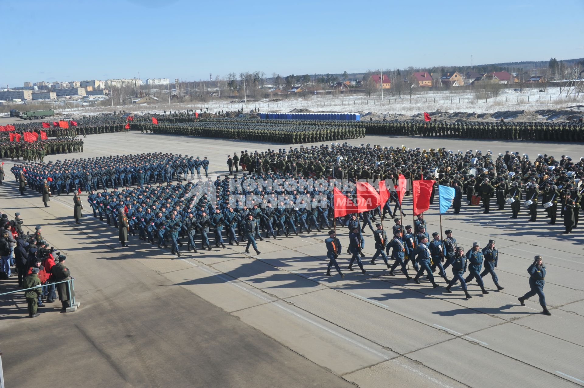 Репетиция Парада Победы в Алабино