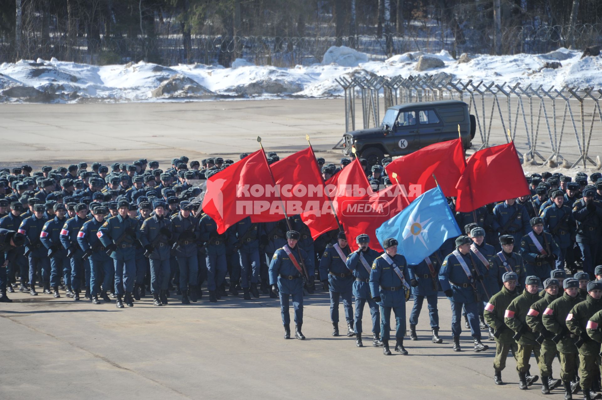 Репетиция Парада Победы в Алабино