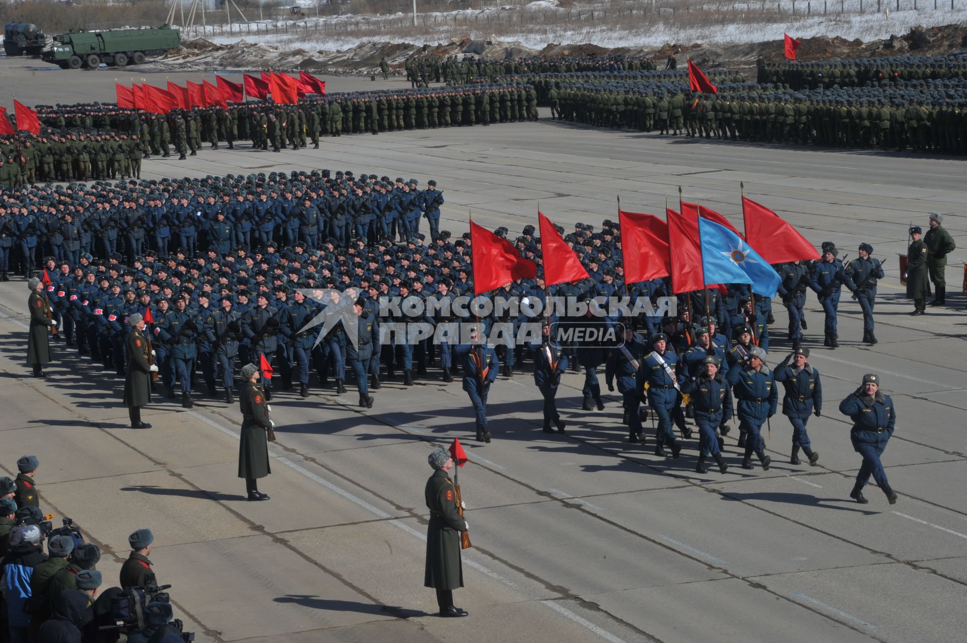 Репетиция Парада Победы в Алабино