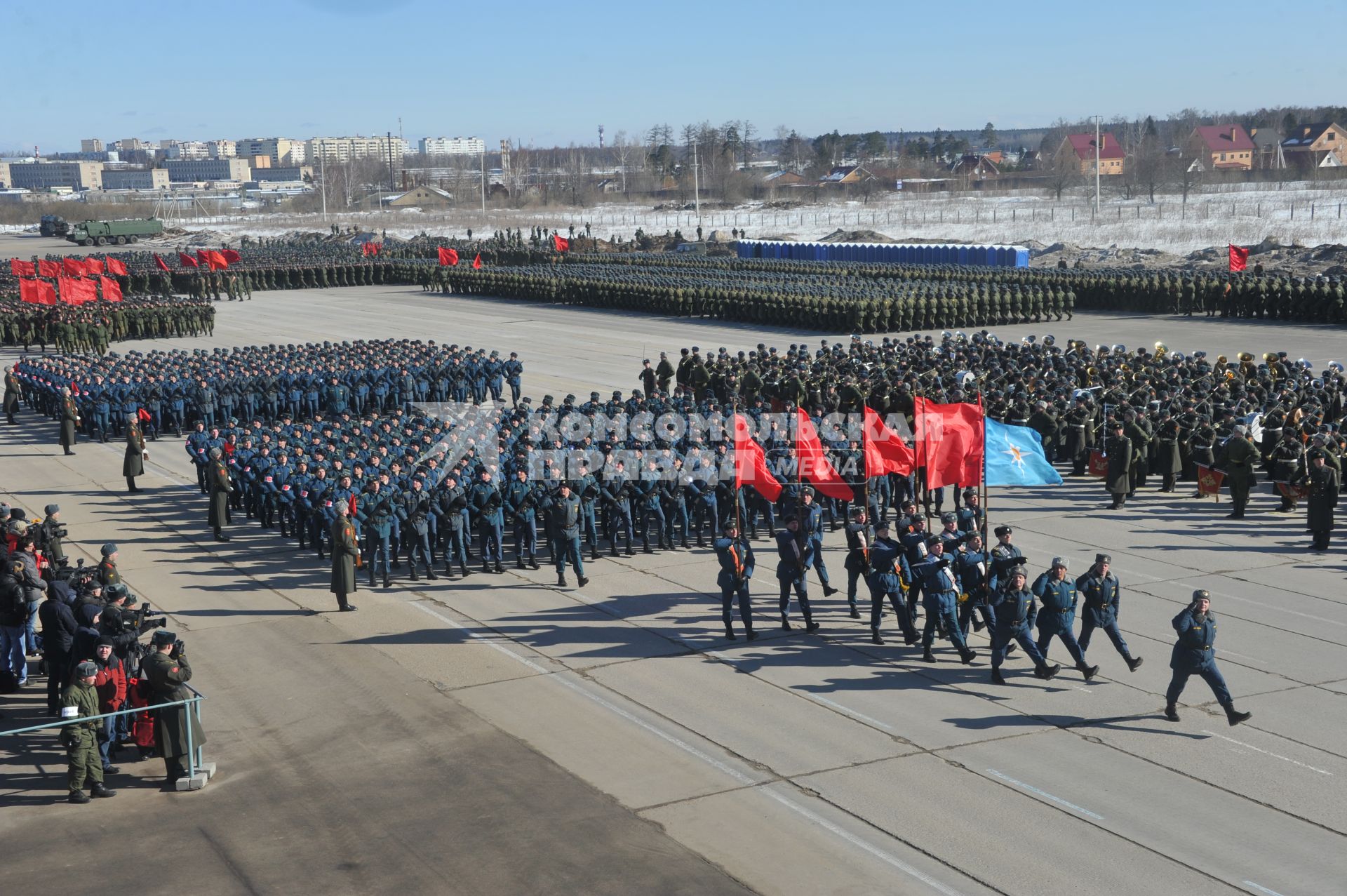 Репетиция Парада Победы в Алабино