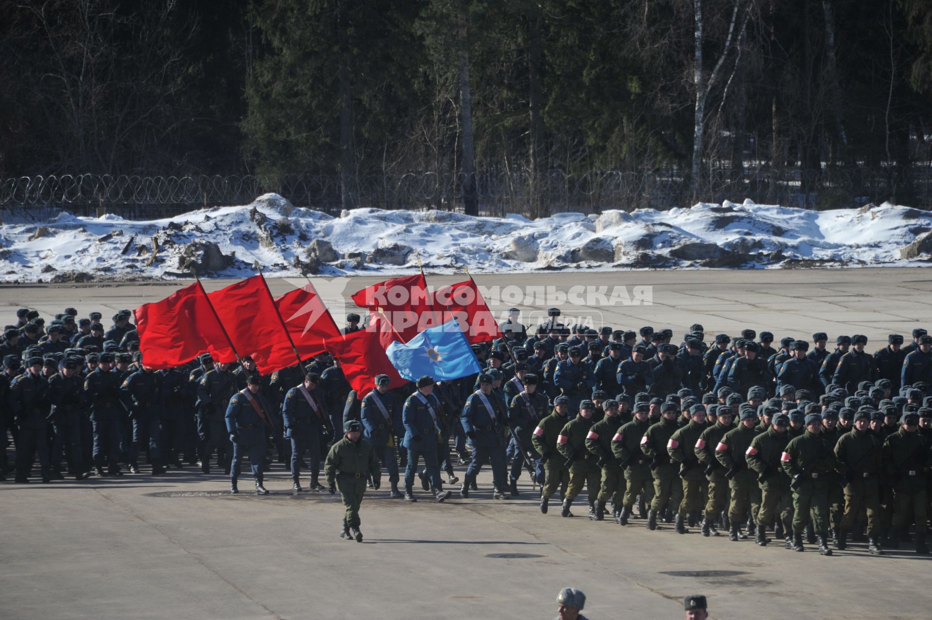 Репетиция Парада Победы в Алабино