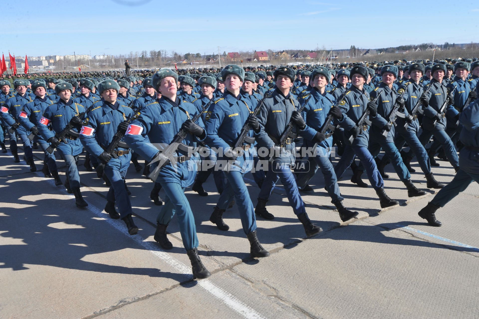 Репетиция Парада Победы в Алабино