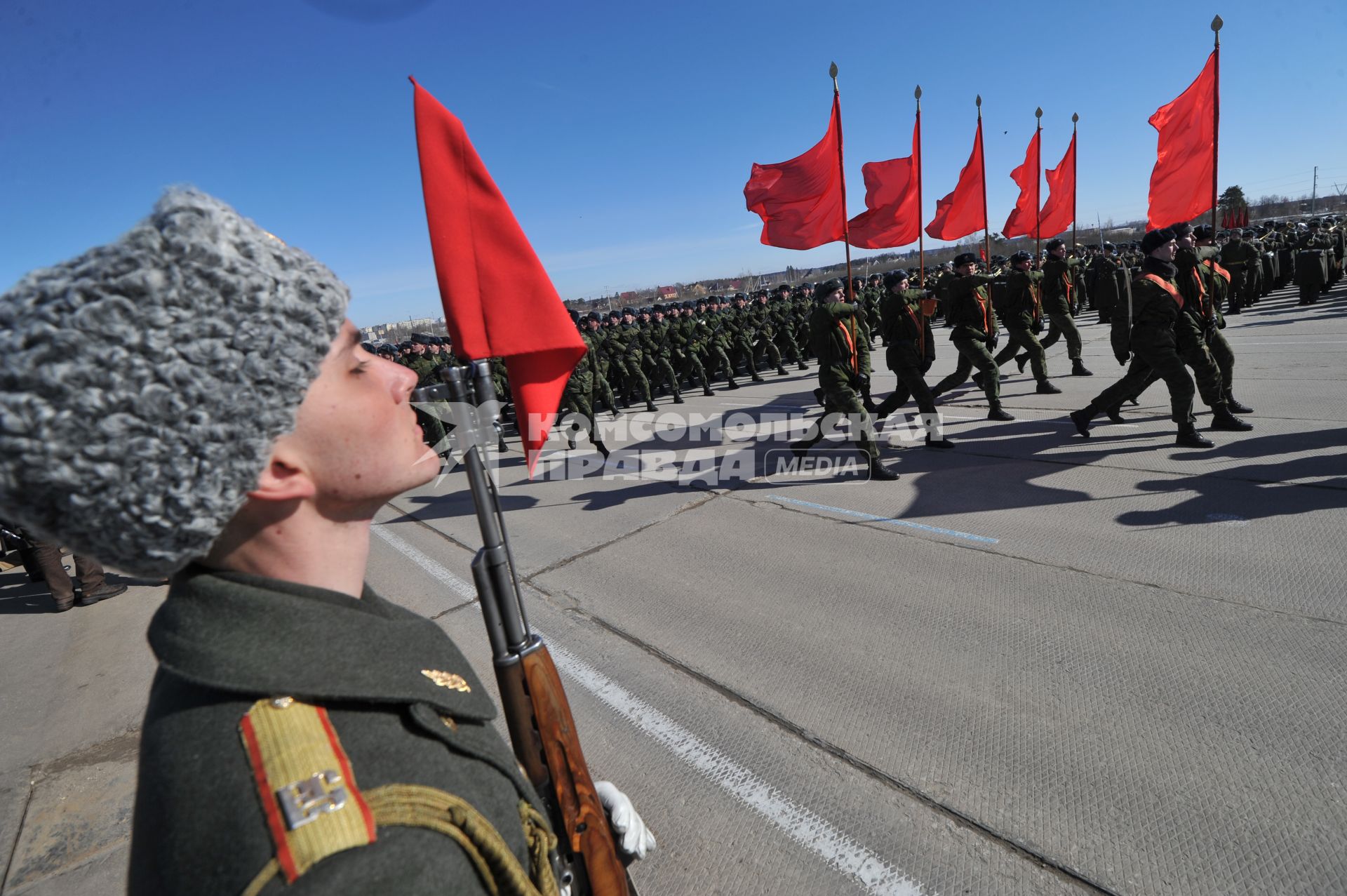 Репетиция Парада Победы в Алабино