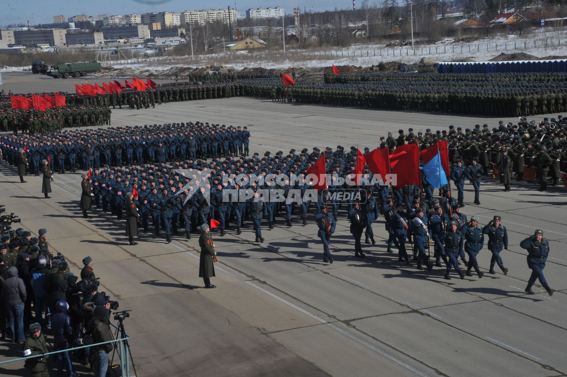 Репетиция Парада Победы в Алабино