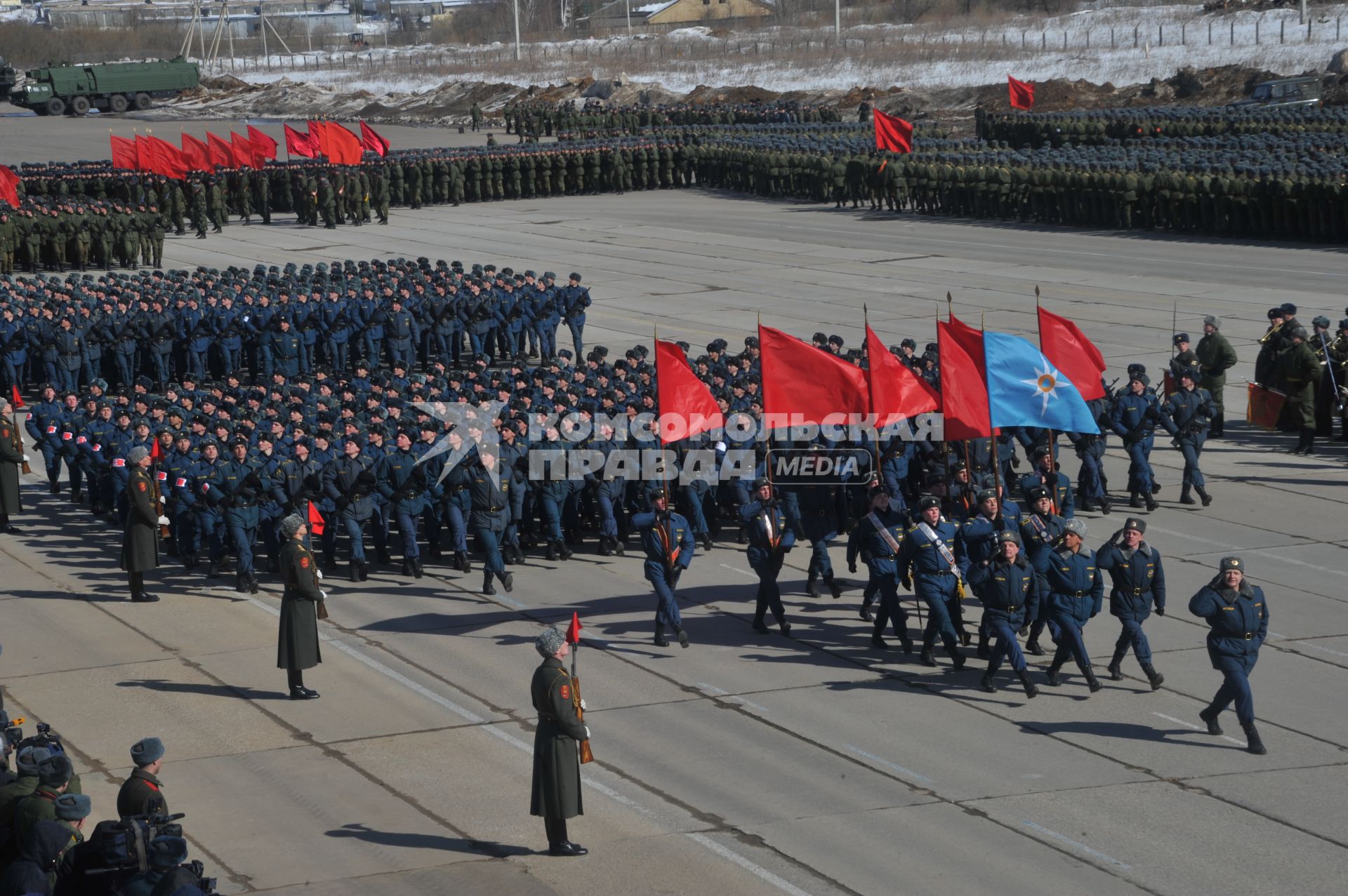 Репетиция Парада Победы в Алабино