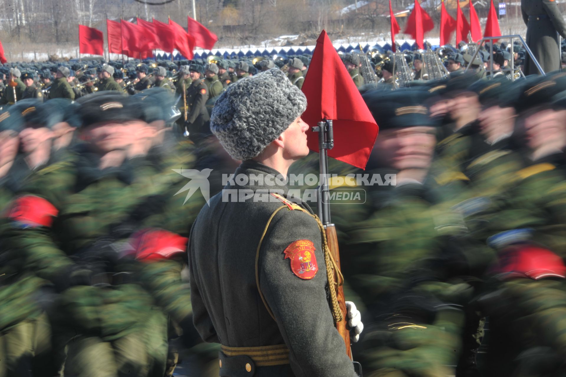 Репетиция Парада Победы в Алабино