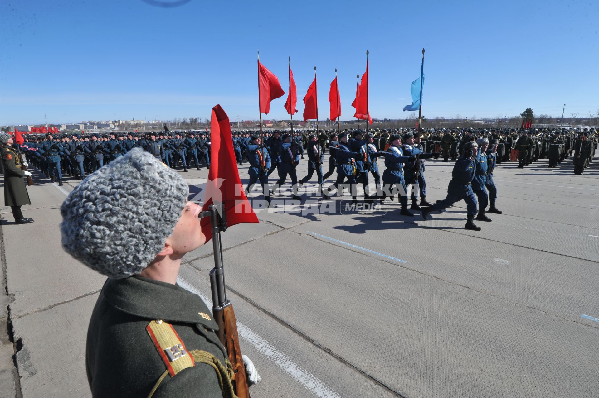 Репетиция Парада Победы в Алабино